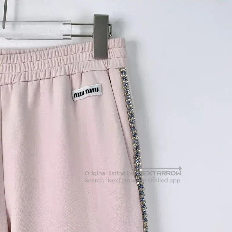 Miu Miu Miu Miu Pink Casual Pants for Women . Size 22" - 3 Thumbnail
