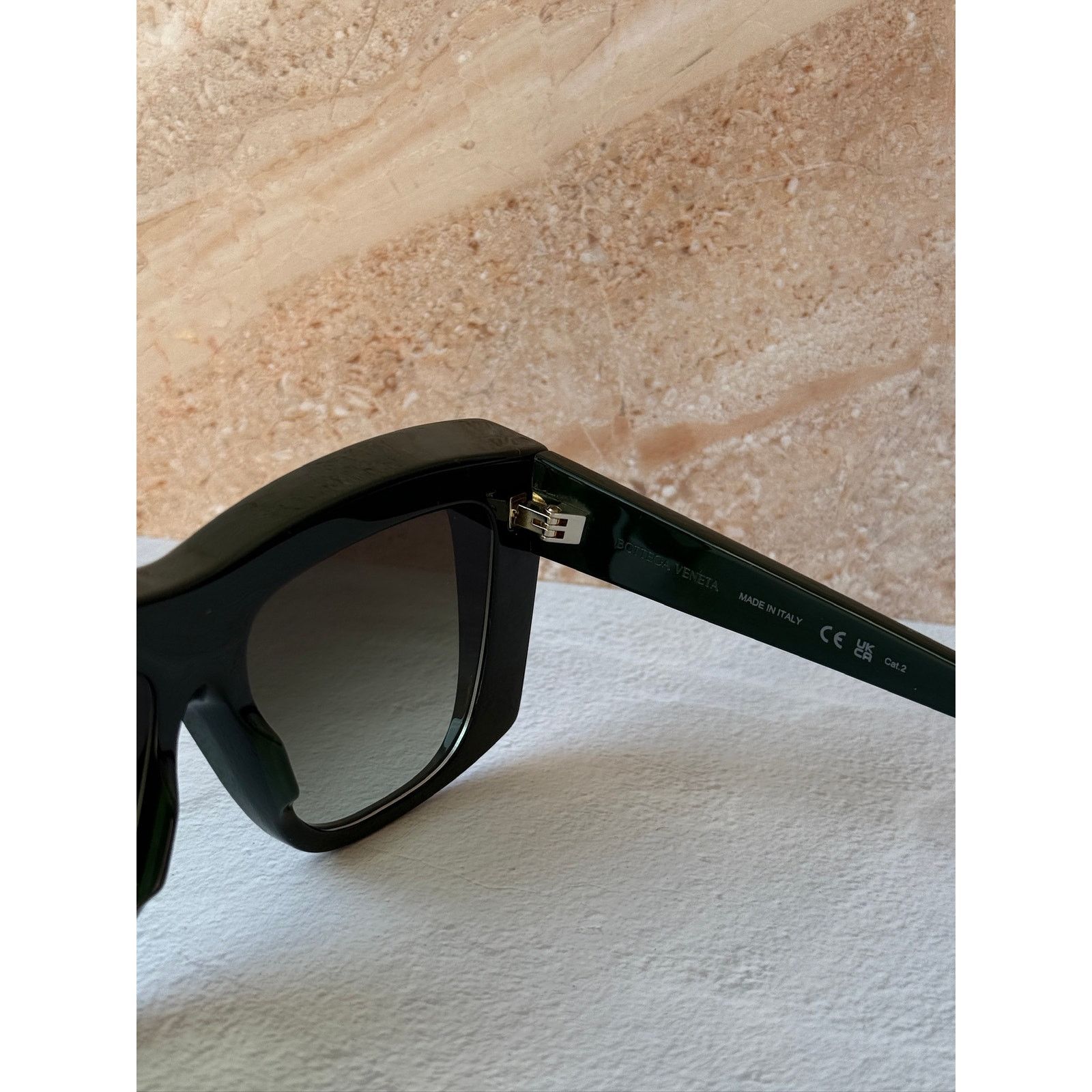 Bottega Veneta NEW Bottega Veneta BV1270S Green Oversized Sunglasses Size ONE SIZE - 6 Thumbnail