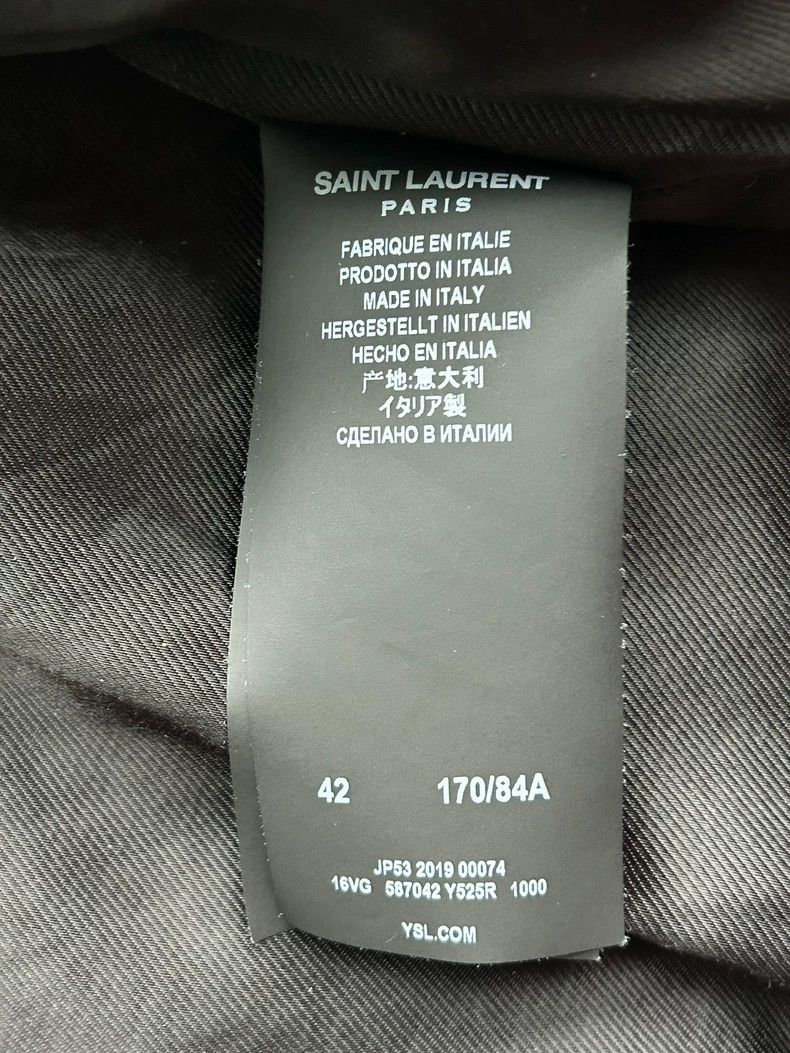 Saint Laurent Paris Saint Laurent Paris 19 FW velour radio jacket 2505-Nextarro Size US XS / EU 42 / 0 - 4 Thumbnail