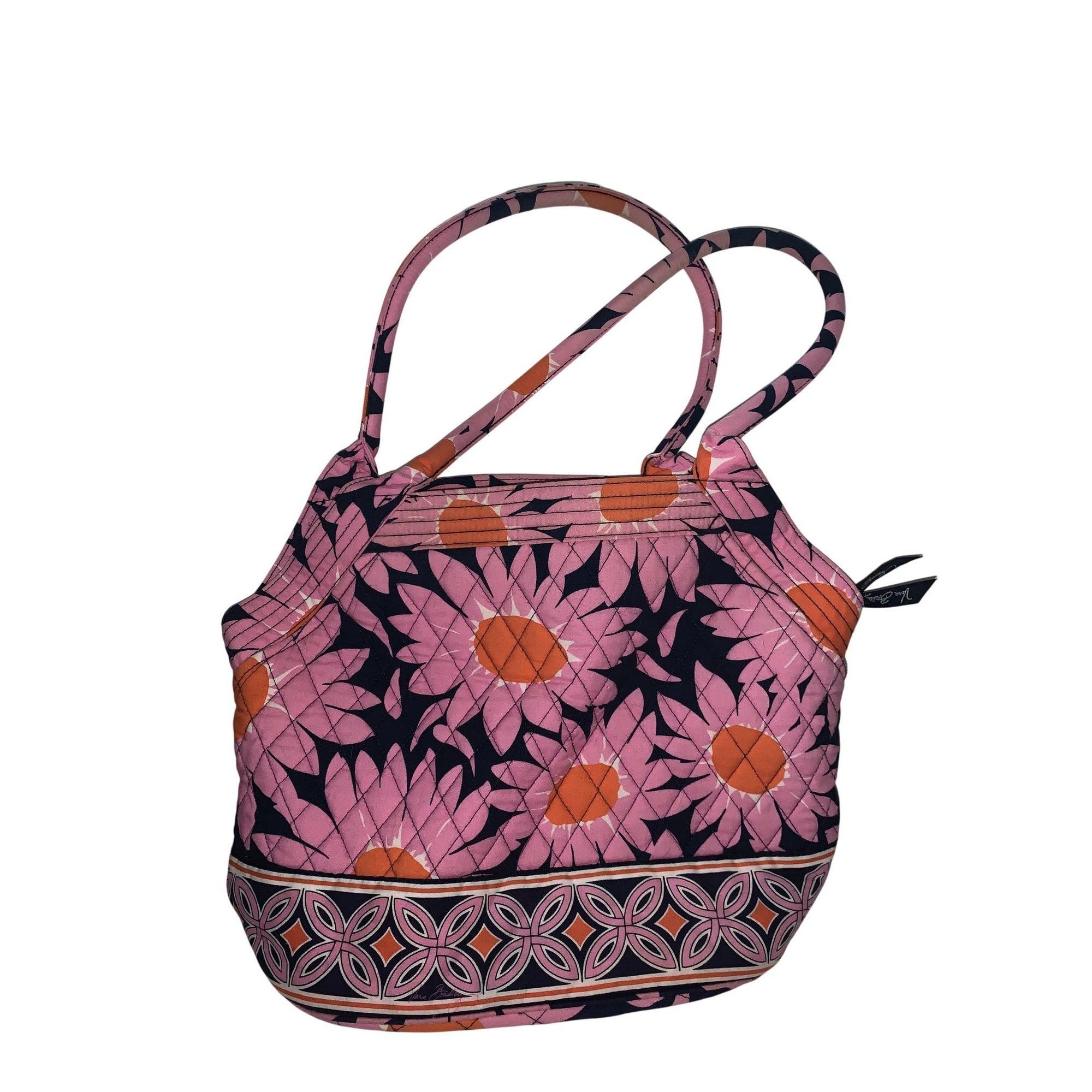 Vera Bradley Vera Bradley Pink Daisy Floral Quilted Tote Bag Size ONE SIZE - 2 Thumbnail