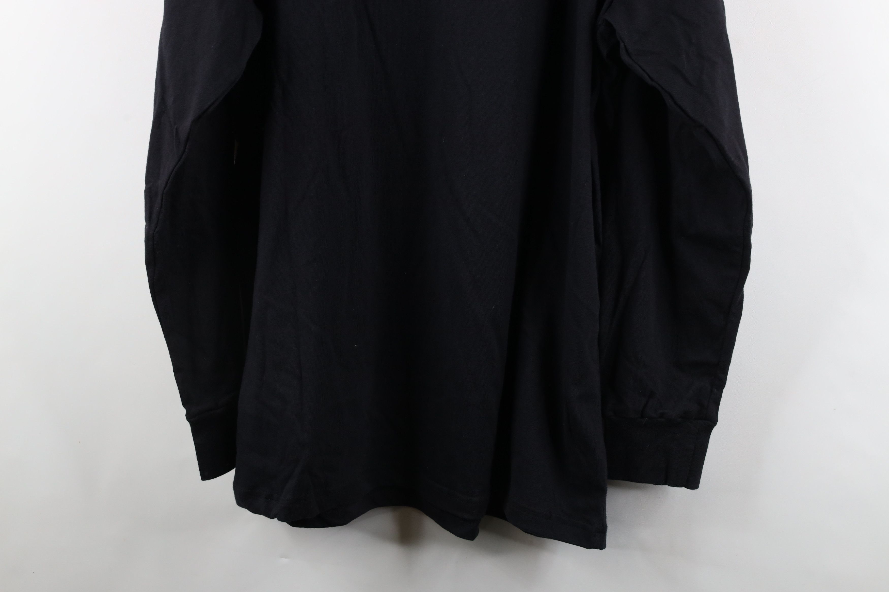 Vintage Vintage 90s Streetwear Long Sleeve T-Shirt Black Cotton Size US XL / EU 56 / 4 - 8 Thumbnail