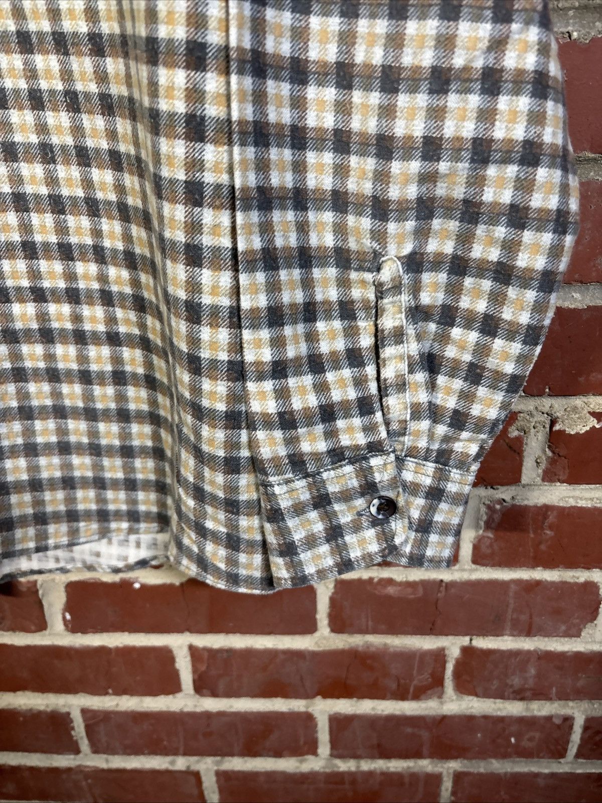 Fieldmaster Vintage 70s Fieldmaster Flannel Shirt Sears Grunge Sz L Size US L / EU 52-54 / 3 - 3 Thumbnail