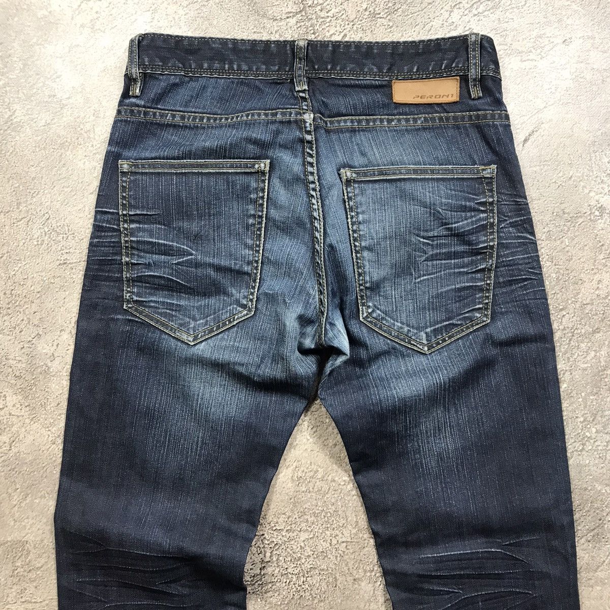 Vintage Vintage 90s Baggy Wide Leg Distressed Jeans Grunge Logo 31 Size US 31 - 5 Thumbnail