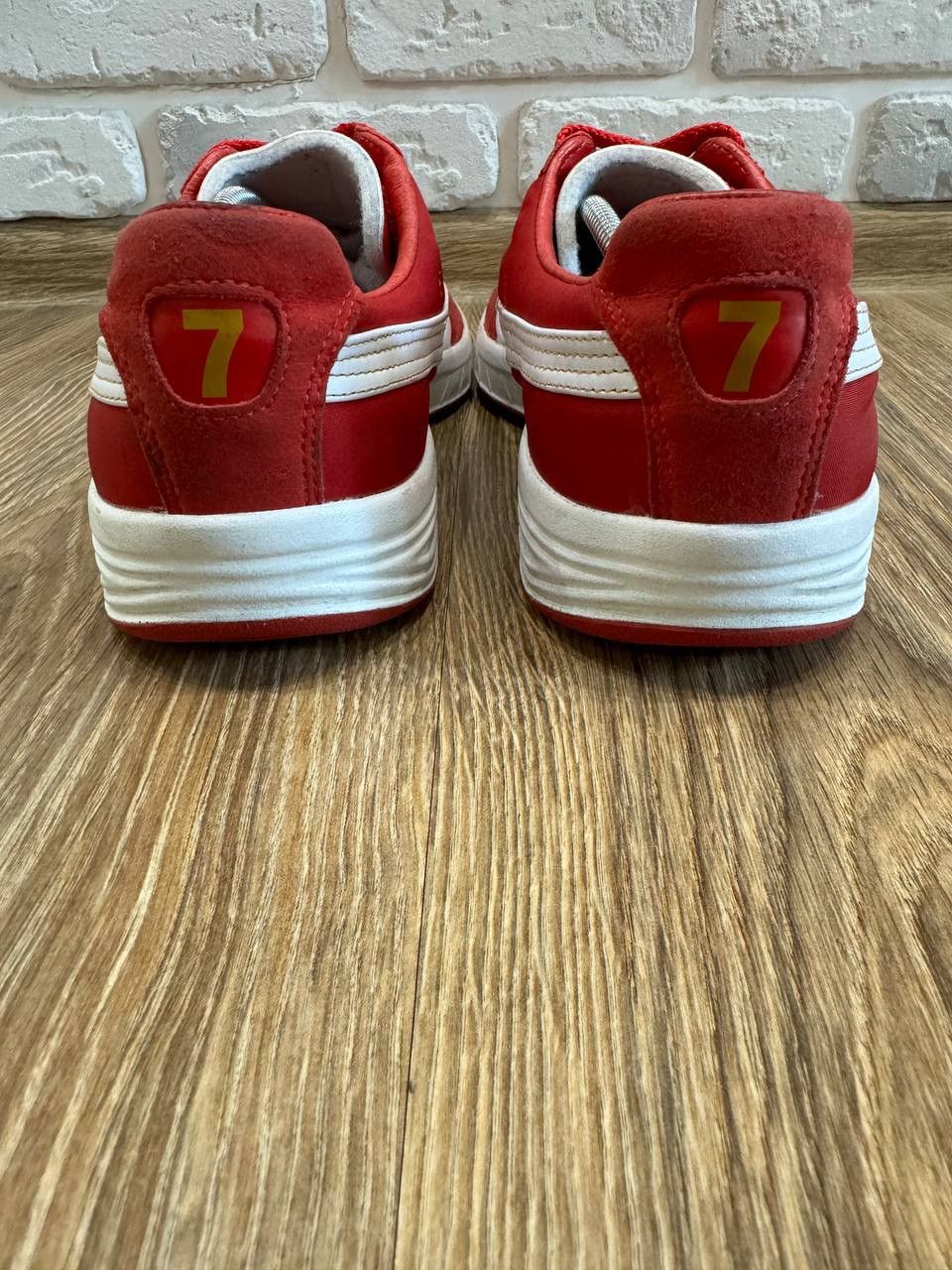 Puma Puma Red Argentina Kenny Daglish Part Suede Low Trainers Size US 10 / EU 43 - 5 Thumbnail