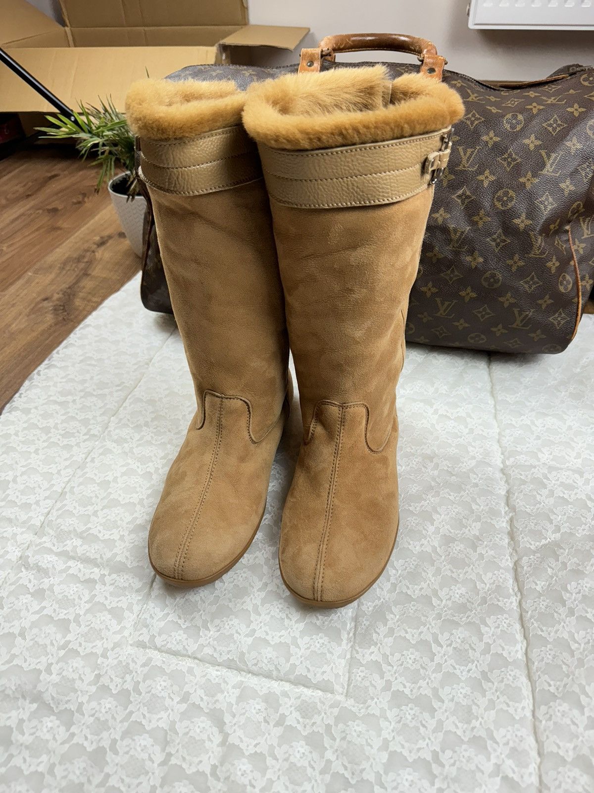 Dior Rare Christian Dior y2k winter boots original luxury item Size US 10.5 / IT 40.5 - 3 Thumbnail
