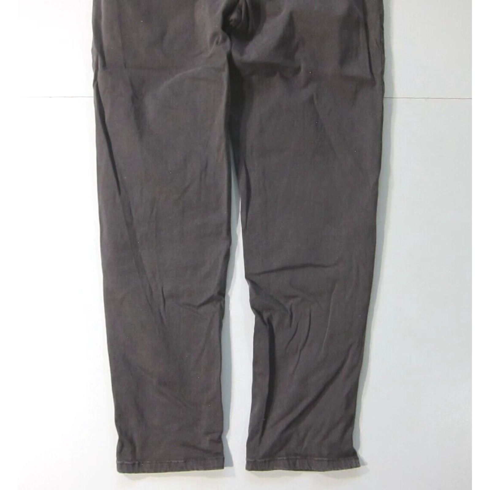 Vintage Lila Ryan Chino Pant Women 10 Maternity Rayon Stretch Grey Black 30" Waist 27" Inseam Regular/Relaxed Tapered Front Pull On Size 32" / US 10 / IT 46 - 8 Thumbnail