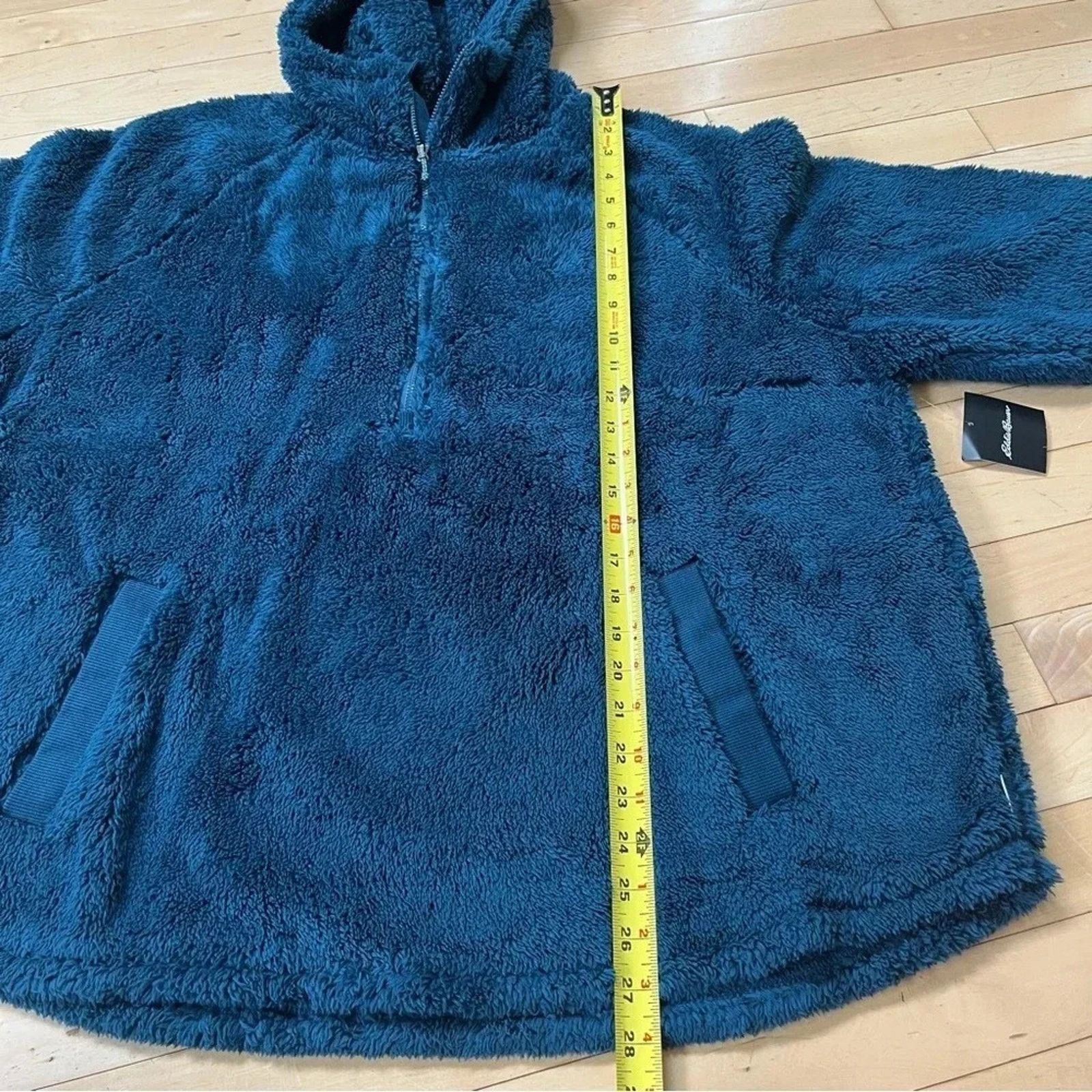 Eddie Bauer Eddie Bauer NWT XXL Quest Plush Fleece 1/2 zip Peacock Blue Size XXL / US 16-18 / IT 52-54 - 9 Thumbnail