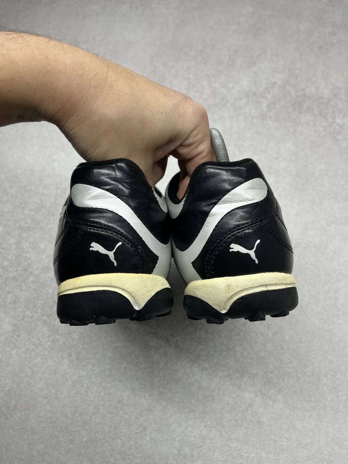 Puma Vintage Puma Soccer Sneakers Leather Big Logo Speedcat Style Size US 11 / EU 44 - 7 Thumbnail