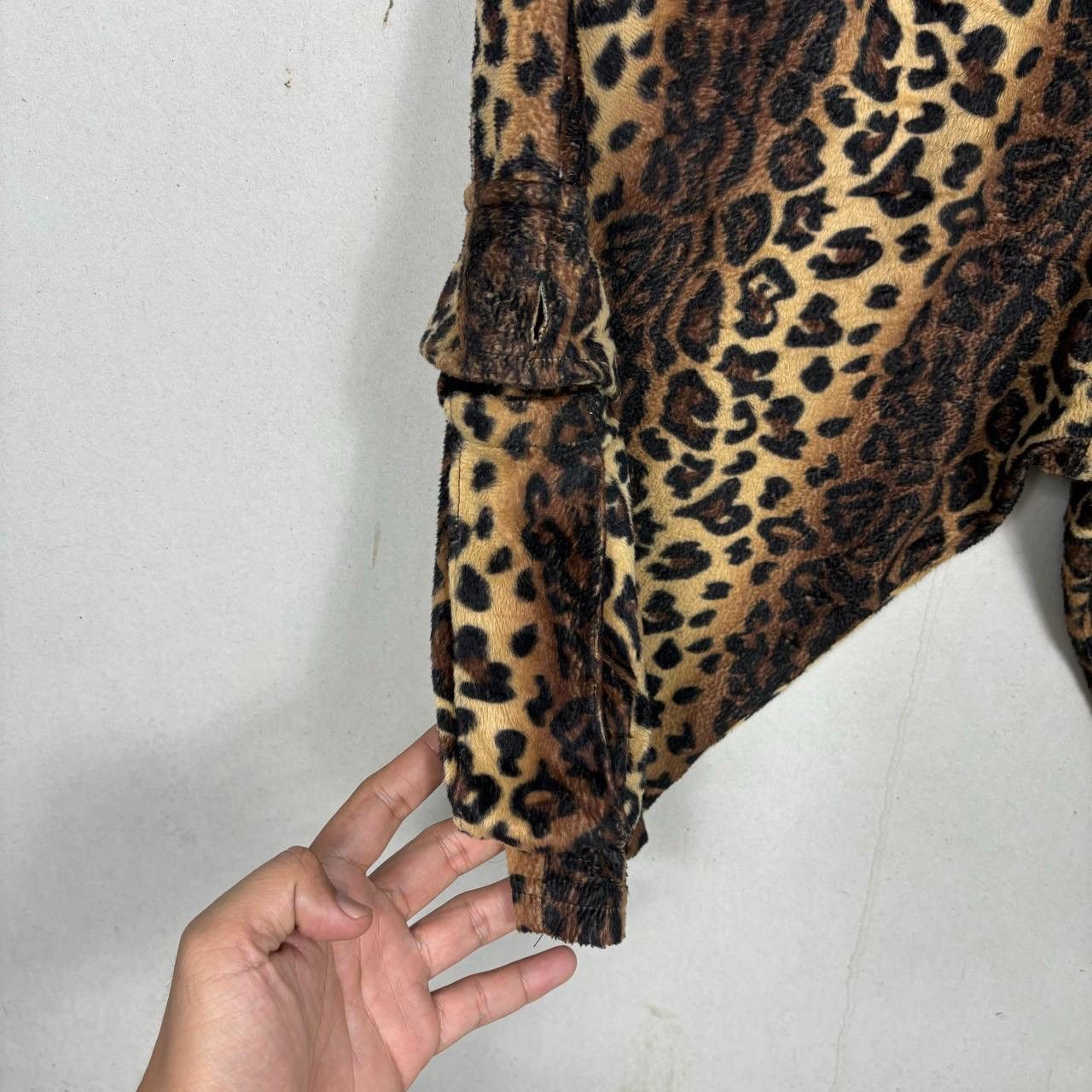 Japanese Brand REPEZEE:N Leopard Cargo Shorts Fleece Streetwear XL Size US 34 / EU 50 - 5 Thumbnail