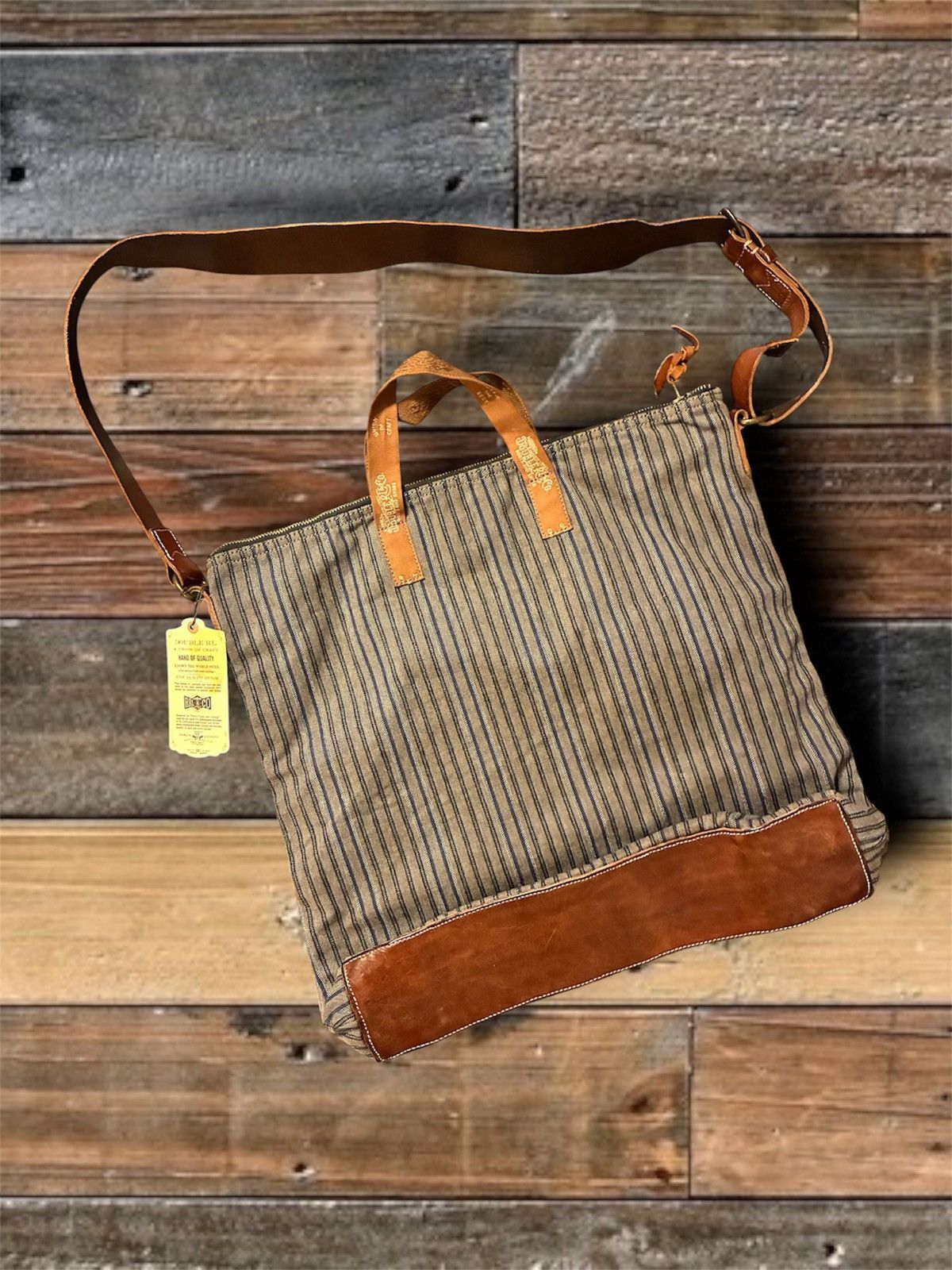 vintage】RRL / Canvas Leather Tote Bag 【公式通販】
