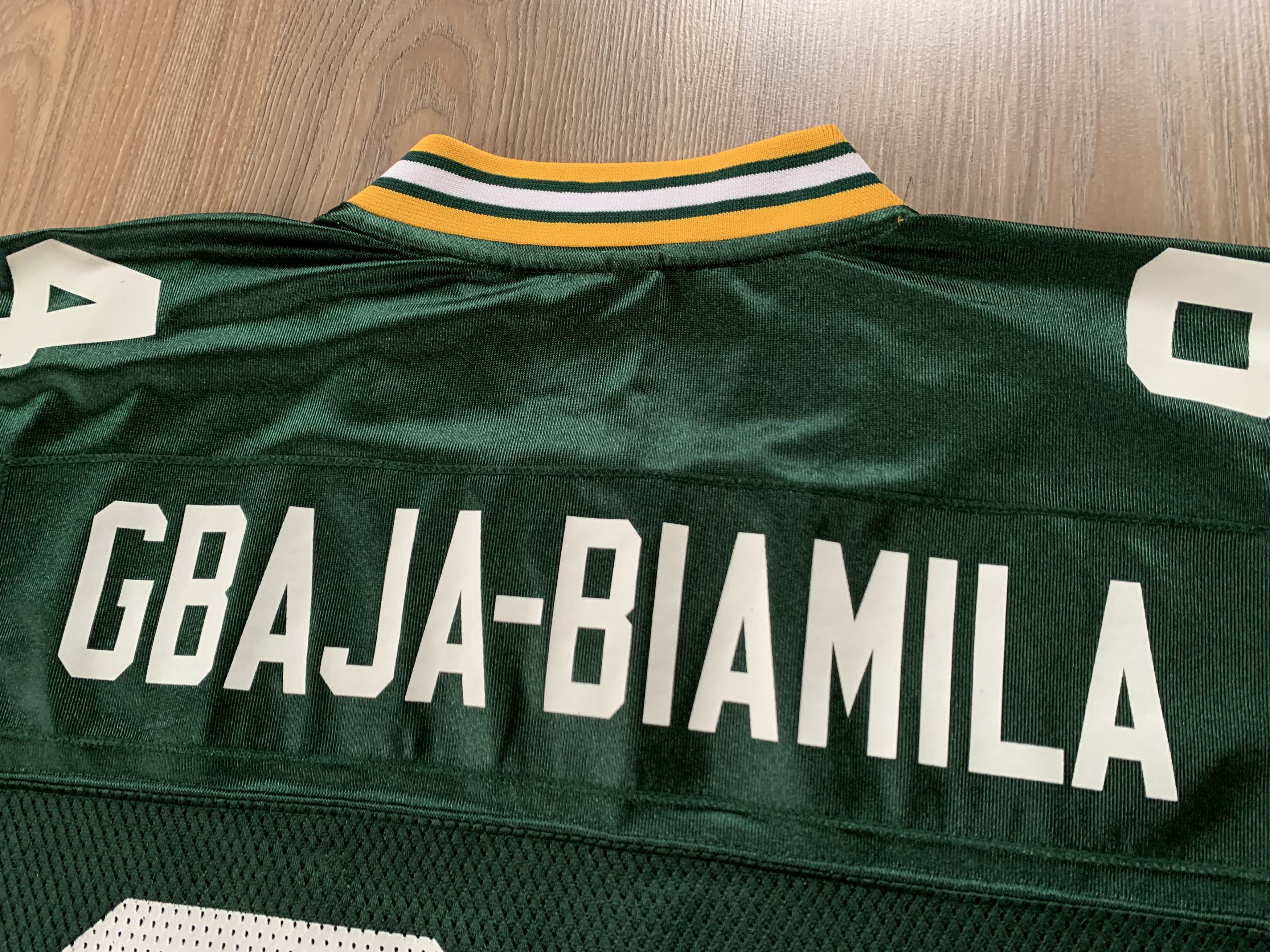 NFL × Reebok × Vintage Reebok NFL Green Bay Packers Gbaja-Biamila #94 Jersey Size US XL / EU 56 / 4 - 6 Thumbnail