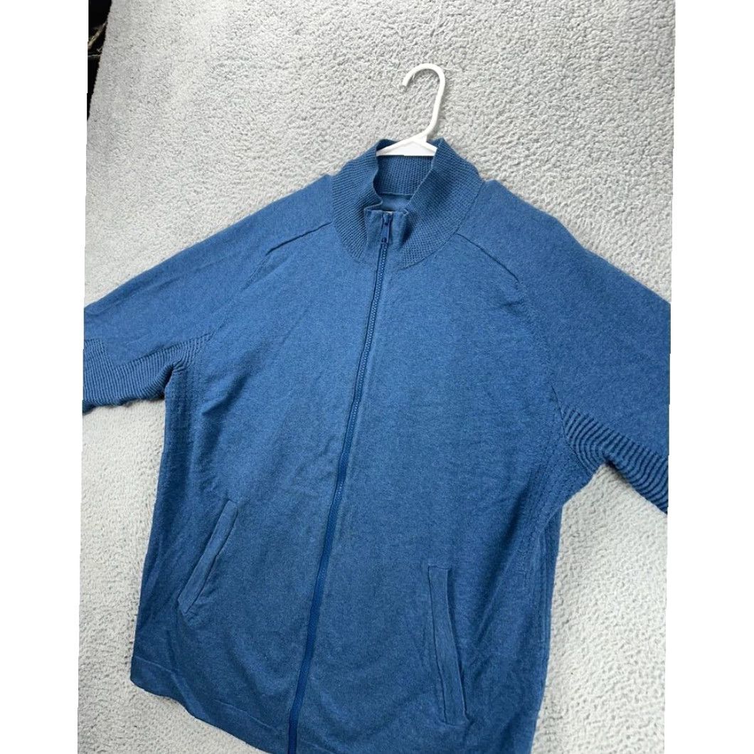 Duluth Trading Company Duluth Trading Co. Sweatshirt Adult Large Blue Full Zip Nylon Blend Mens Shirt Size US L / EU 52-54 / 3 - 6 Thumbnail