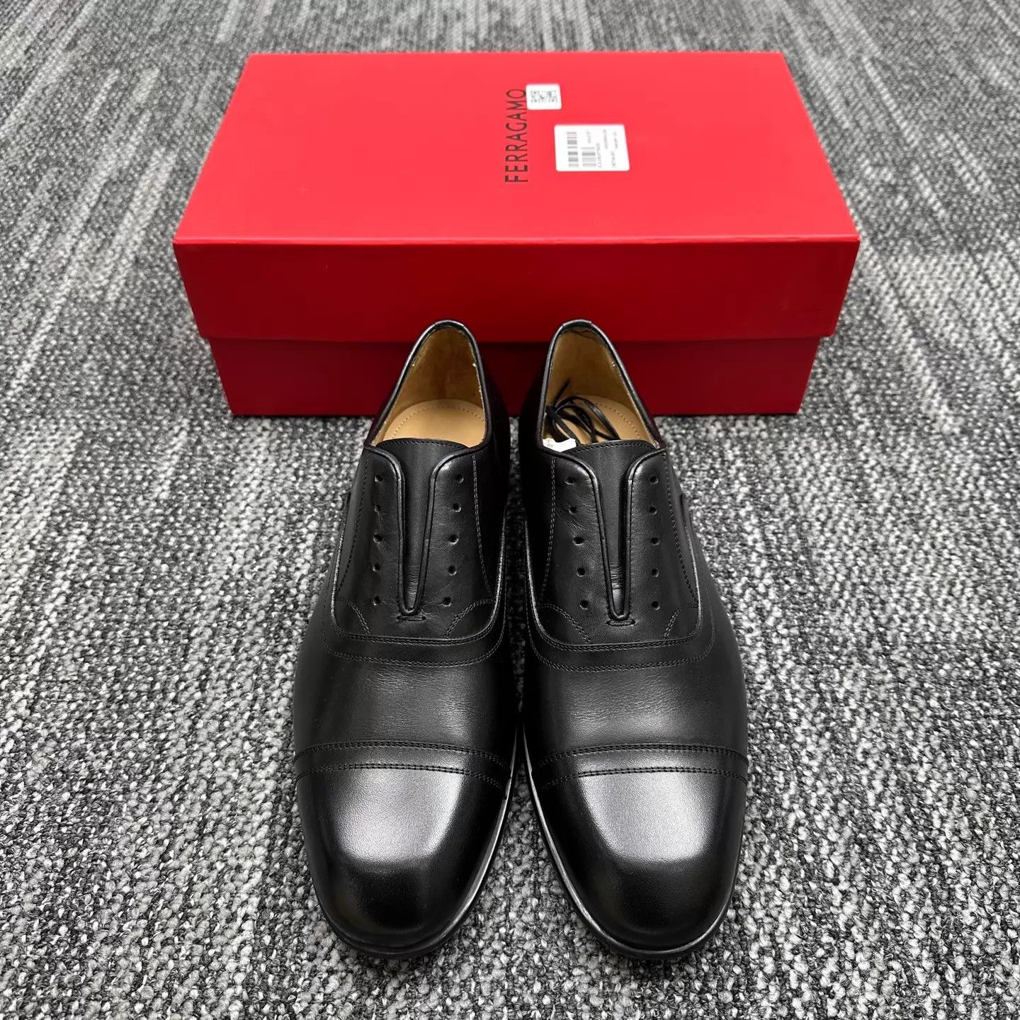 Salvatore Ferragamo FERRAGAMO Calfskin Double Stitch Dress Shoes 42.5 New Size US 8.5 / EU 41-42 - 2 Thumbnail
