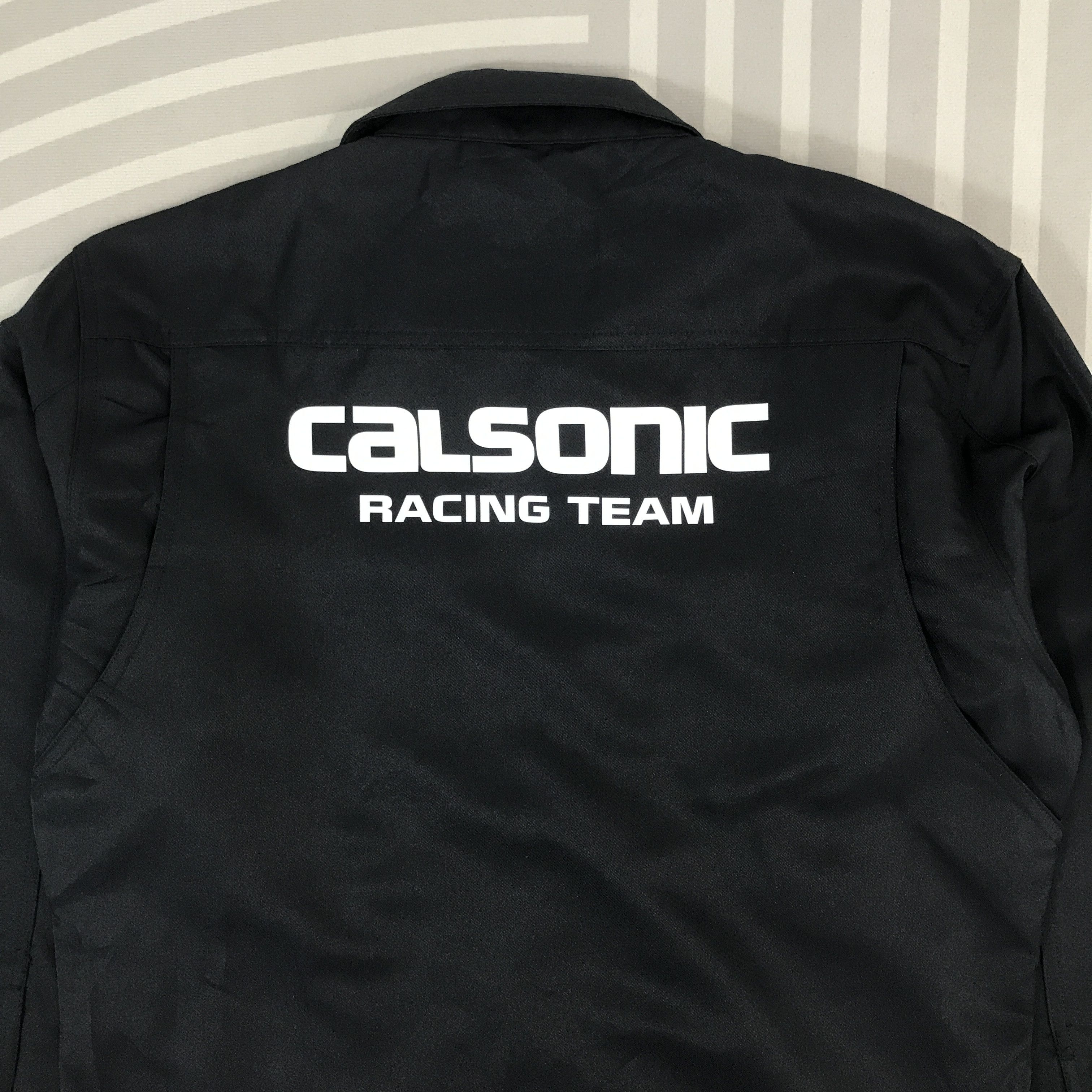 Japanese Brand × Vintage Vtg Calsonic Racing Team Nissan japan uniform custom Jacket Size US L / EU 52-54 / 3 - 4 Thumbnail