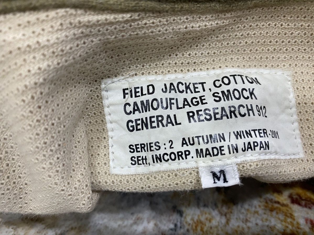General Research Aw01 General Research Field Camouflage Smoke Cotton Jacket Size US M / EU 48-50 / 2 - 18 Thumbnail