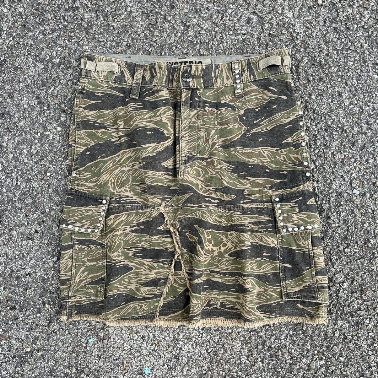 Hysteric Glamour RARE‼️Hysteric Glamour Camo Tiger Stripe Cargo Skirt RRL Size 30" / US 8 / IT 44 - 1 Thumbnail