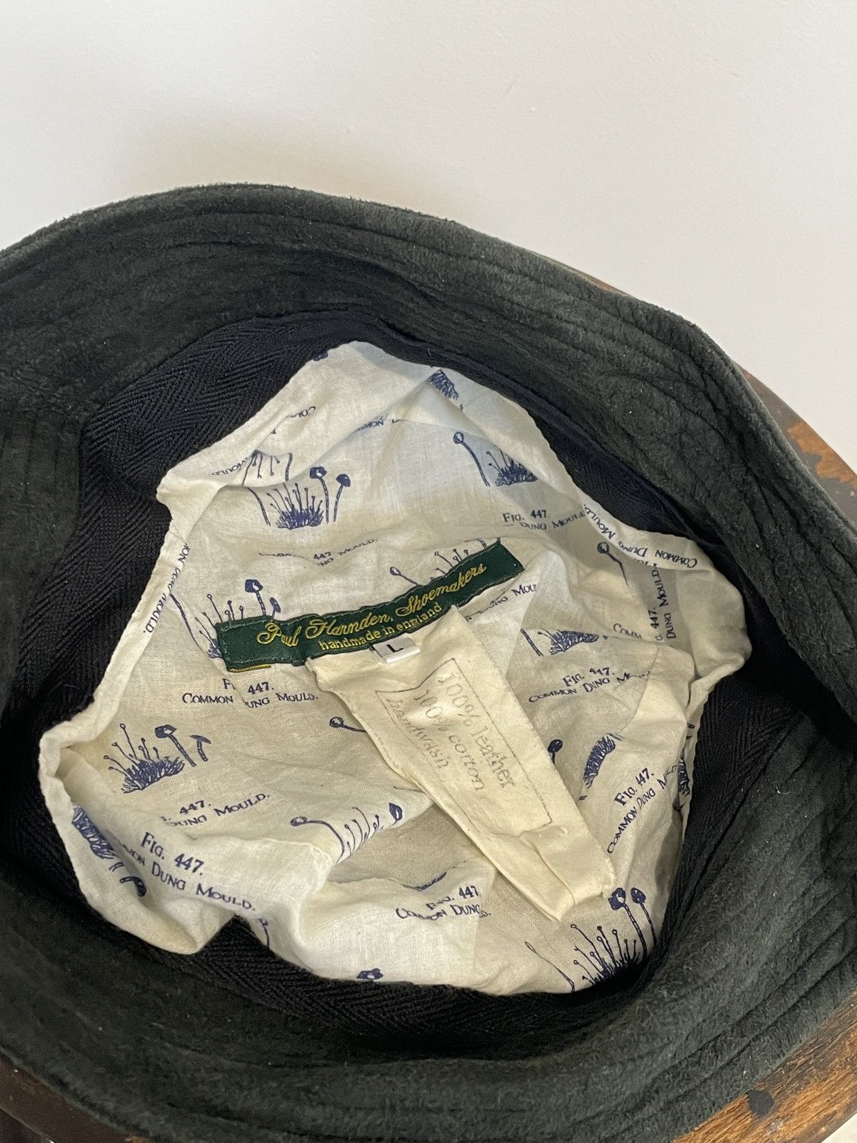 Paul Harnden Shoemakers CHAMOIS LEATHER DUMPSTER HAT Size ONE SIZE - 3 Thumbnail