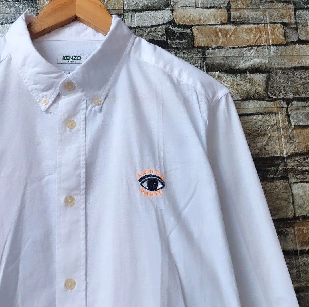 Kenzo KENZO Small Eye Long Sleeve Button Shirt Size US M / EU 48-50 / 2 - 3 Thumbnail
