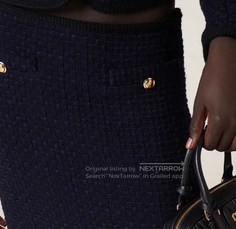 Miu Miu Miu Miu 40 Overskirt in autumn and winter Size 39" - 8 Thumbnail