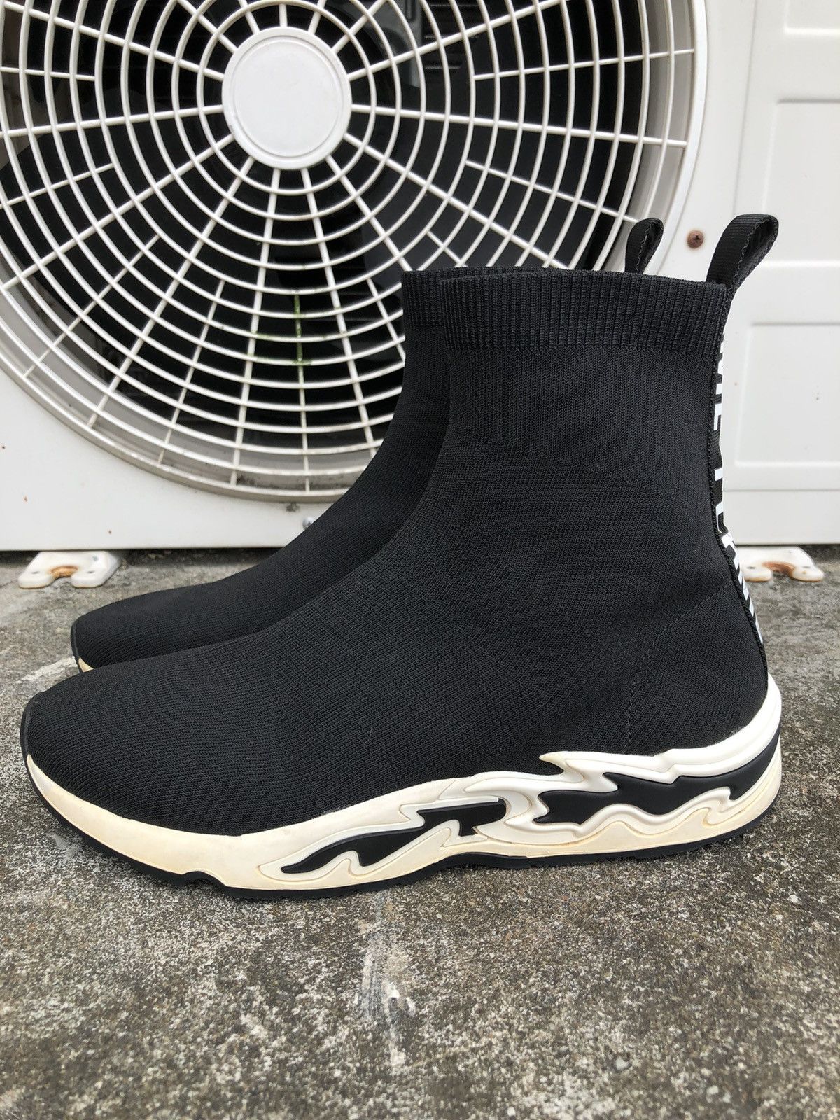 Sandro Sandro Black Flame Sock Sneaker Insole Size 9,5 Inch / 24 Cm Size US 7 / EU 40 - 4 Thumbnail