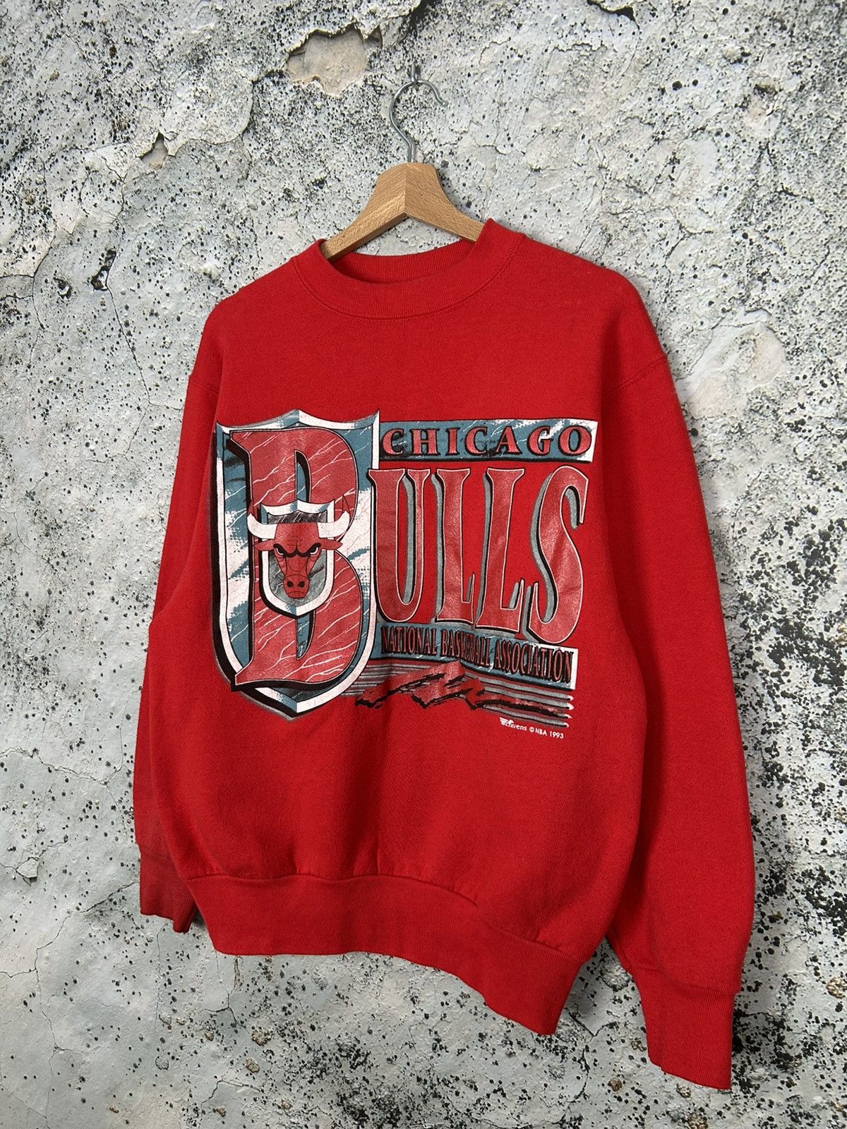 Vintage Vintage Chicago Bulls 1993 Crewneck Boxy Baggy Rap Skate Size US M / EU 48-50 / 2 - 2 Thumbnail