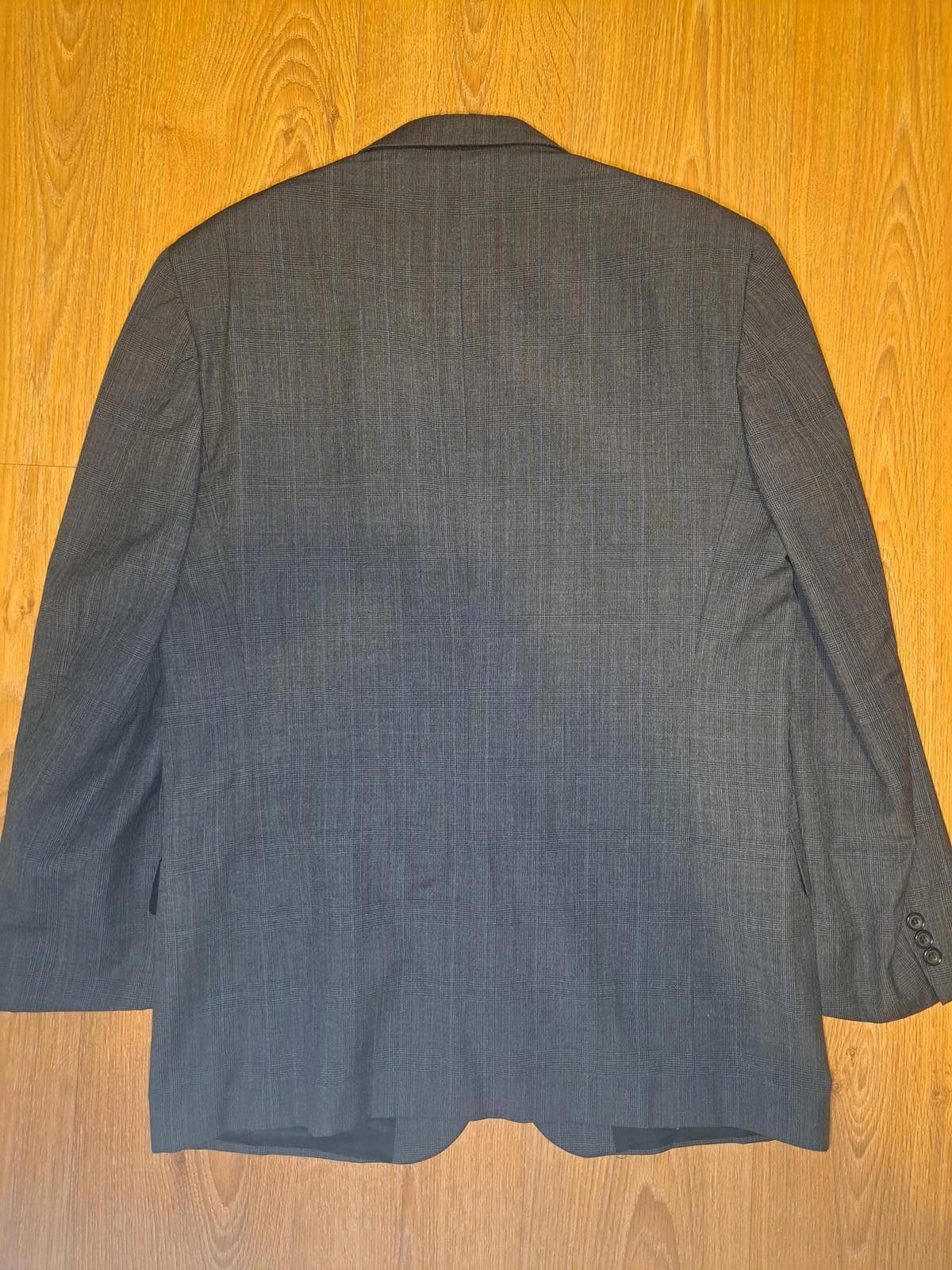 Oscar De La Renta Oscar de la Renta 2 PIece Suit 42L 36x29 Gray Glen Plaid Size 42L - 11 Thumbnail