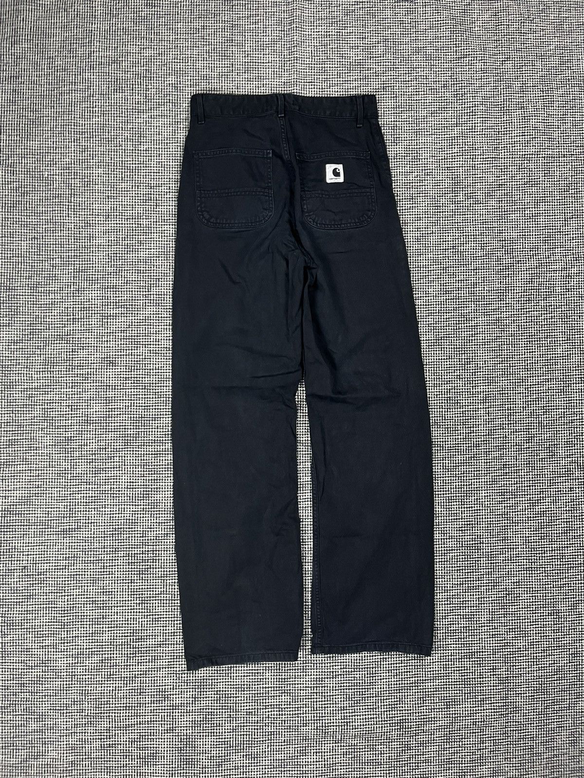 Carhartt × Carhartt Wip Carhartt loose fit baggy simple pant black pants essential Size 26" / US 2 / IT 38 - 1 Thumbnail