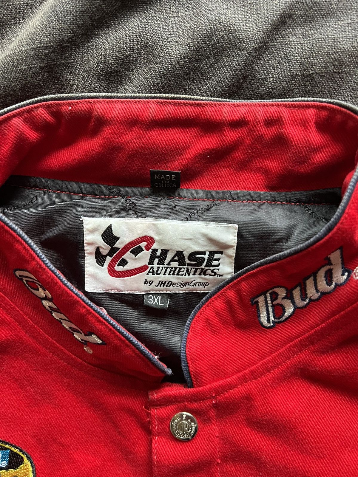 Budweiser × Jeff Hamilton Budweiser NASCAR race jacket by Jeff Hamilton Size US XXL / EU 58 / 5 - 3 Thumbnail
