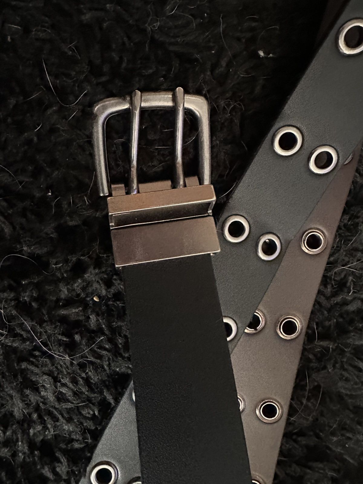 Vintage Leather belt Size ONE SIZE - 1 Thumbnail