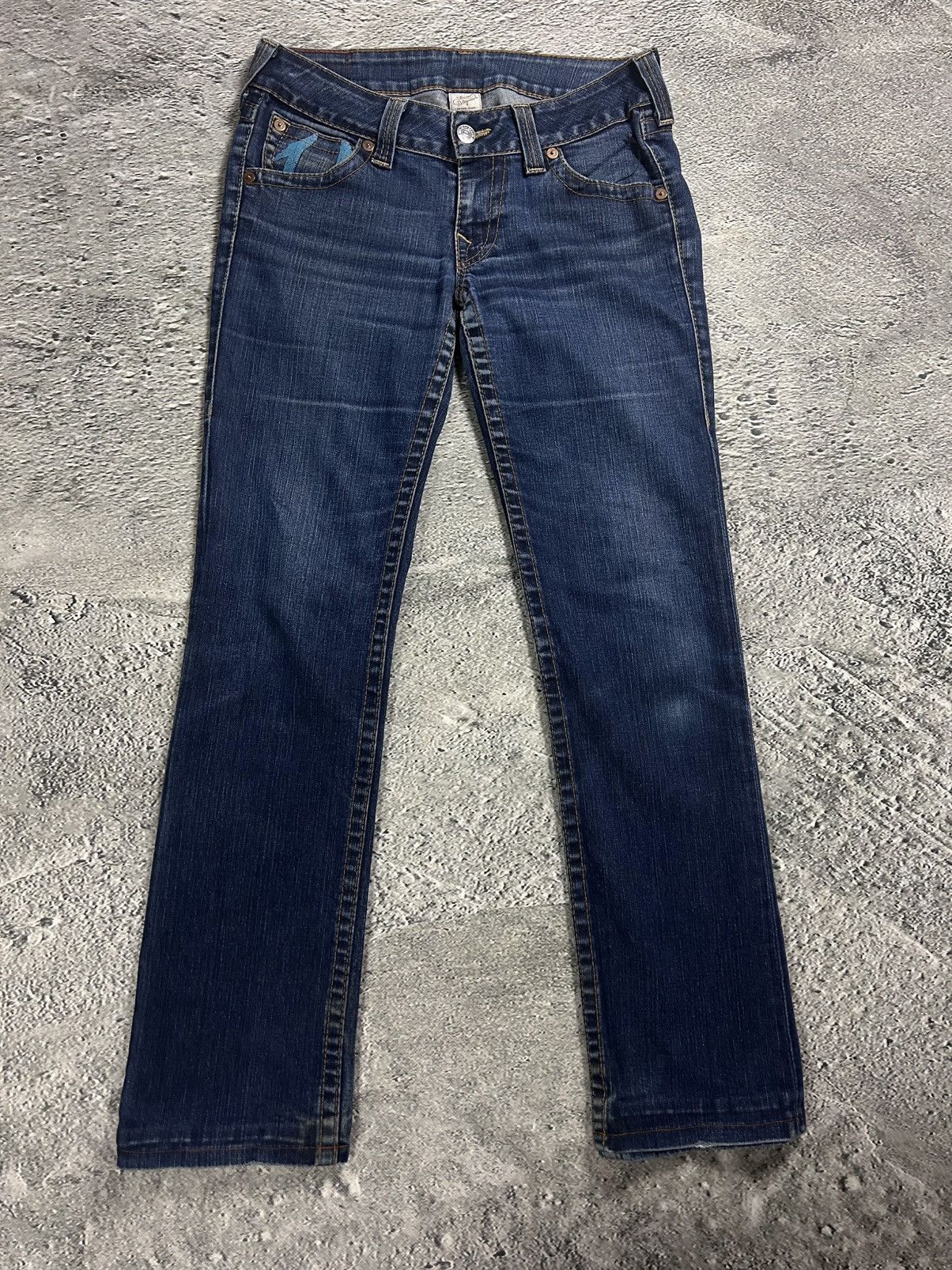 True Religion True Religion vintage blue jeans big logo painted bootcut Size US 30 / EU 46 - 5 Thumbnail