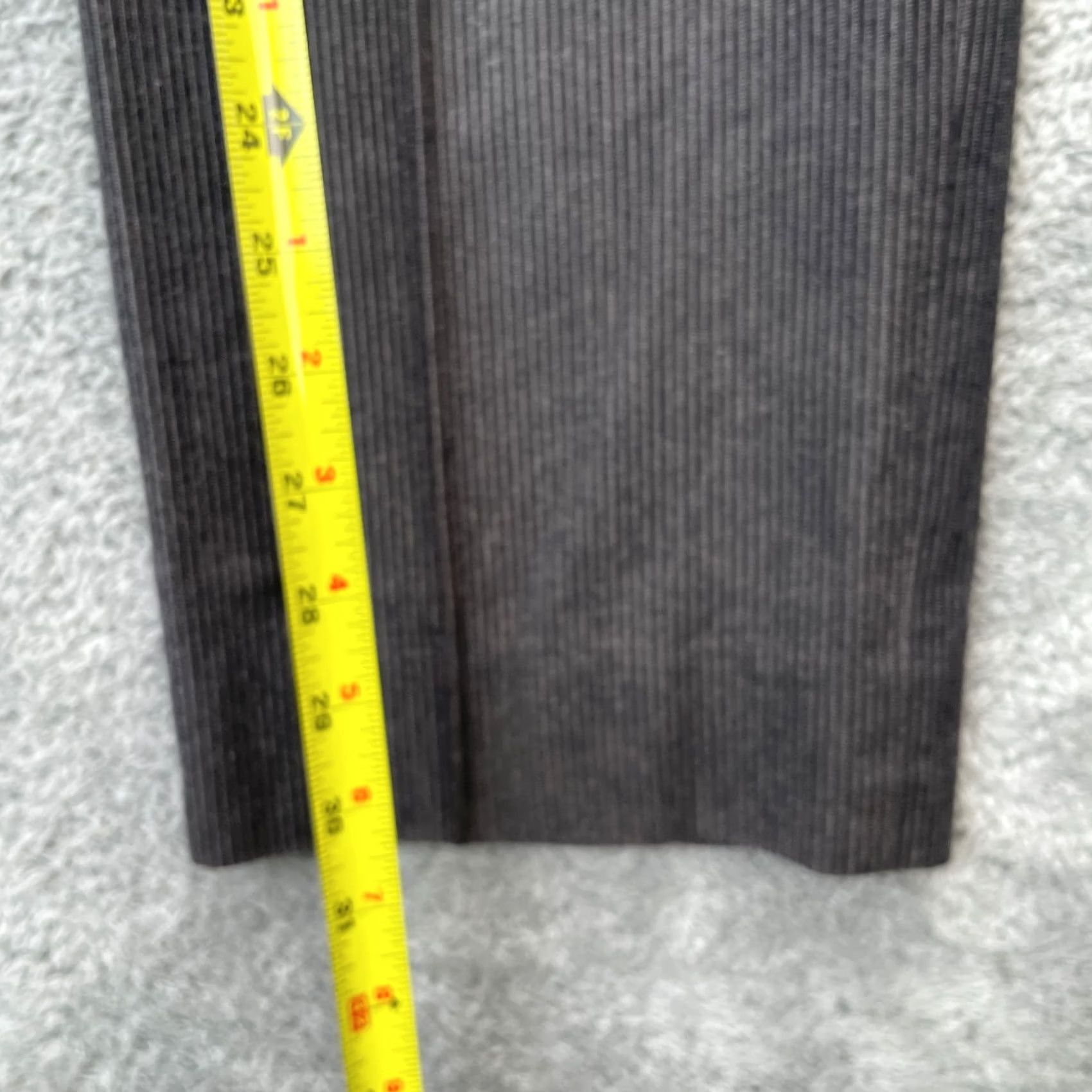 Vintage VINTAGE Pants Womens Small Gray Dress Pinstripe Straight Leg Business Formal Office Size 28" / US 6 / IT 42 - 3 Thumbnail