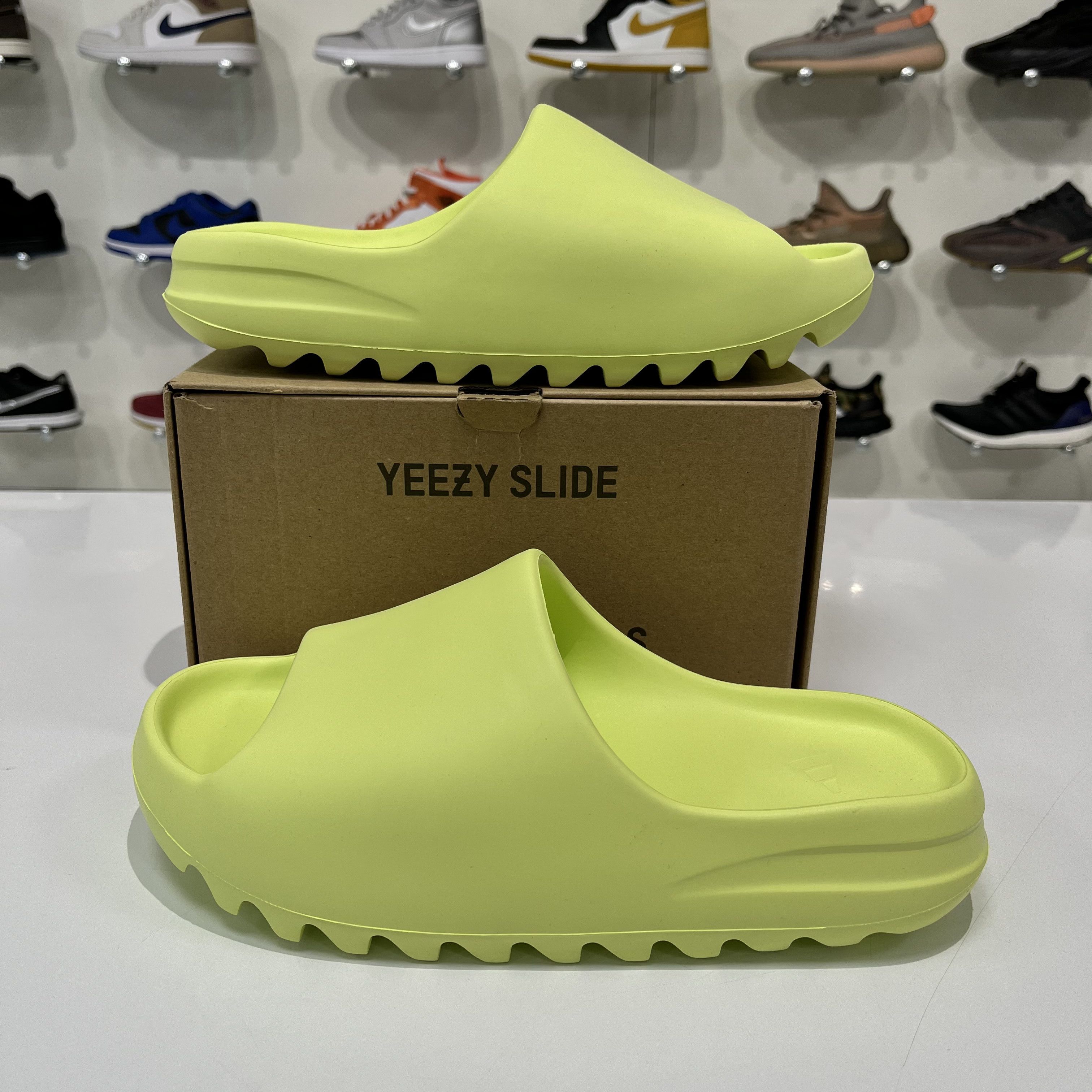 Adidas Adidas Yeezy Slide Glow Green Size US 9 / EU 42 - 1 Thumbnail