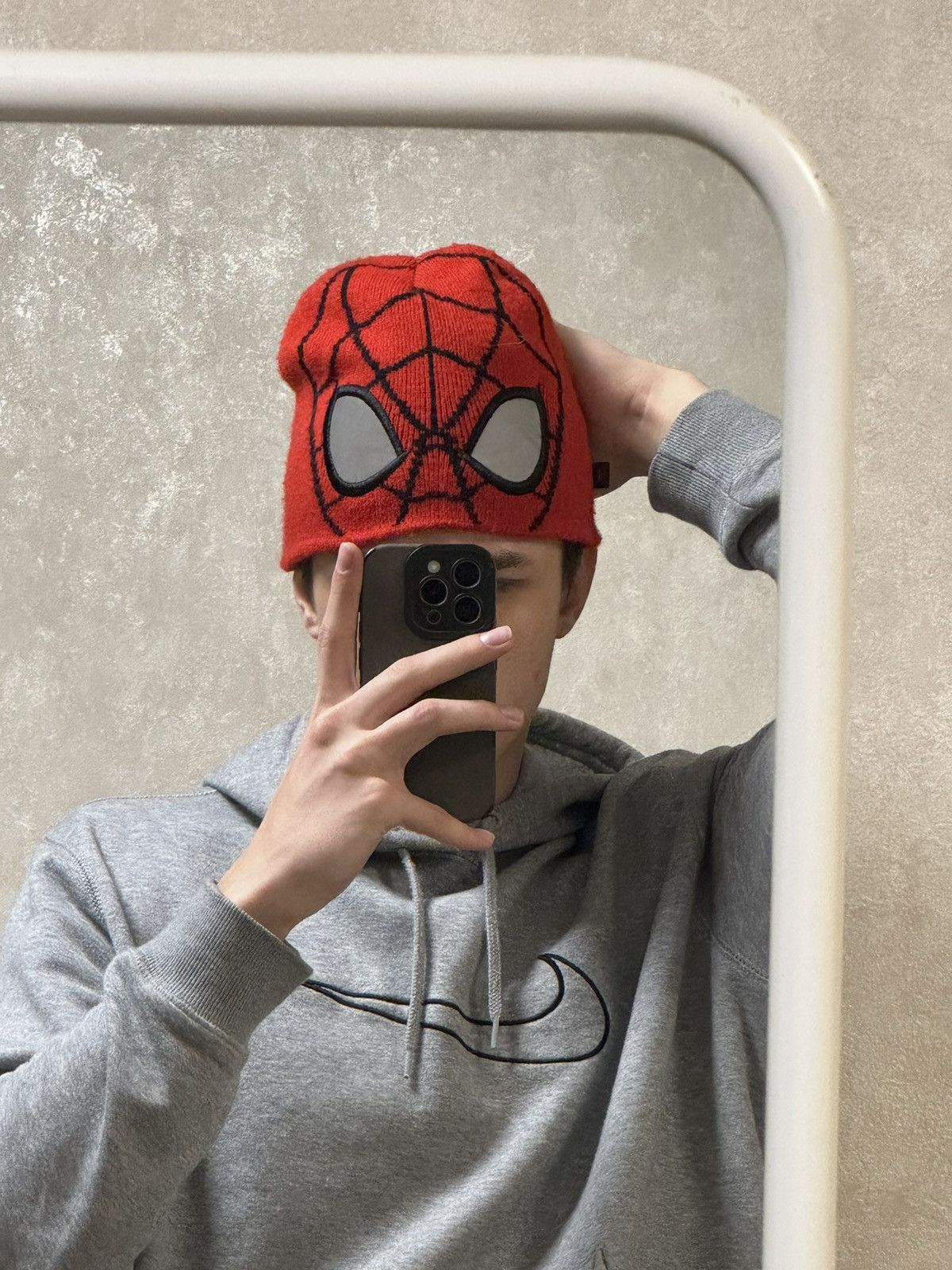 Marvel Comics Vintage Spider Man Y2K avantgarde Japanese style hat cap Size ONE SIZE - 5 Thumbnail
