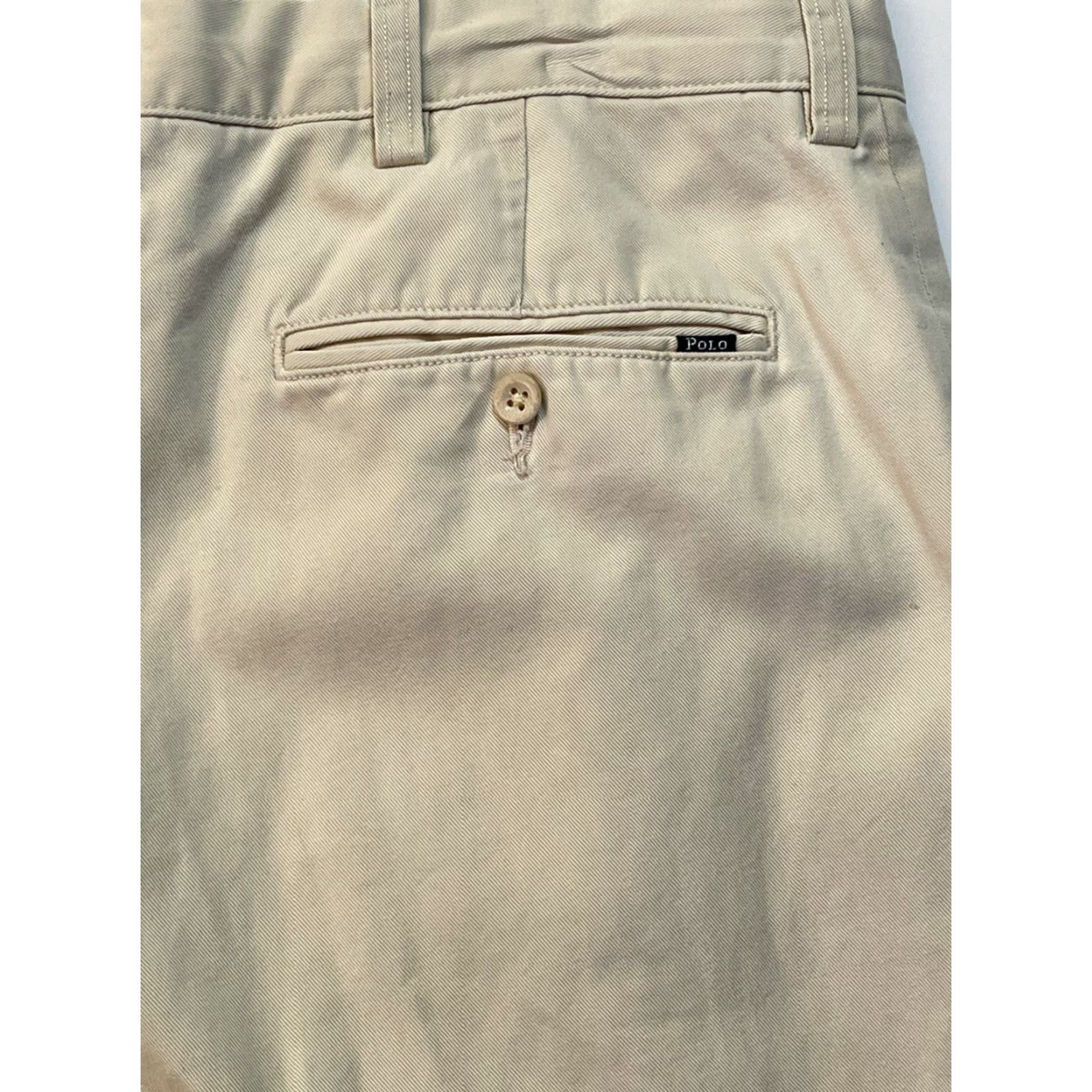 Polo Ralph Lauren VINTAGE Polo Ralph Lauren Pants Men 36 x 30 Chino Beige 90s Straight Flat Front Regular Comfort Logo Pants Size US M / EU 48-50 / 2 - 6 Thumbnail