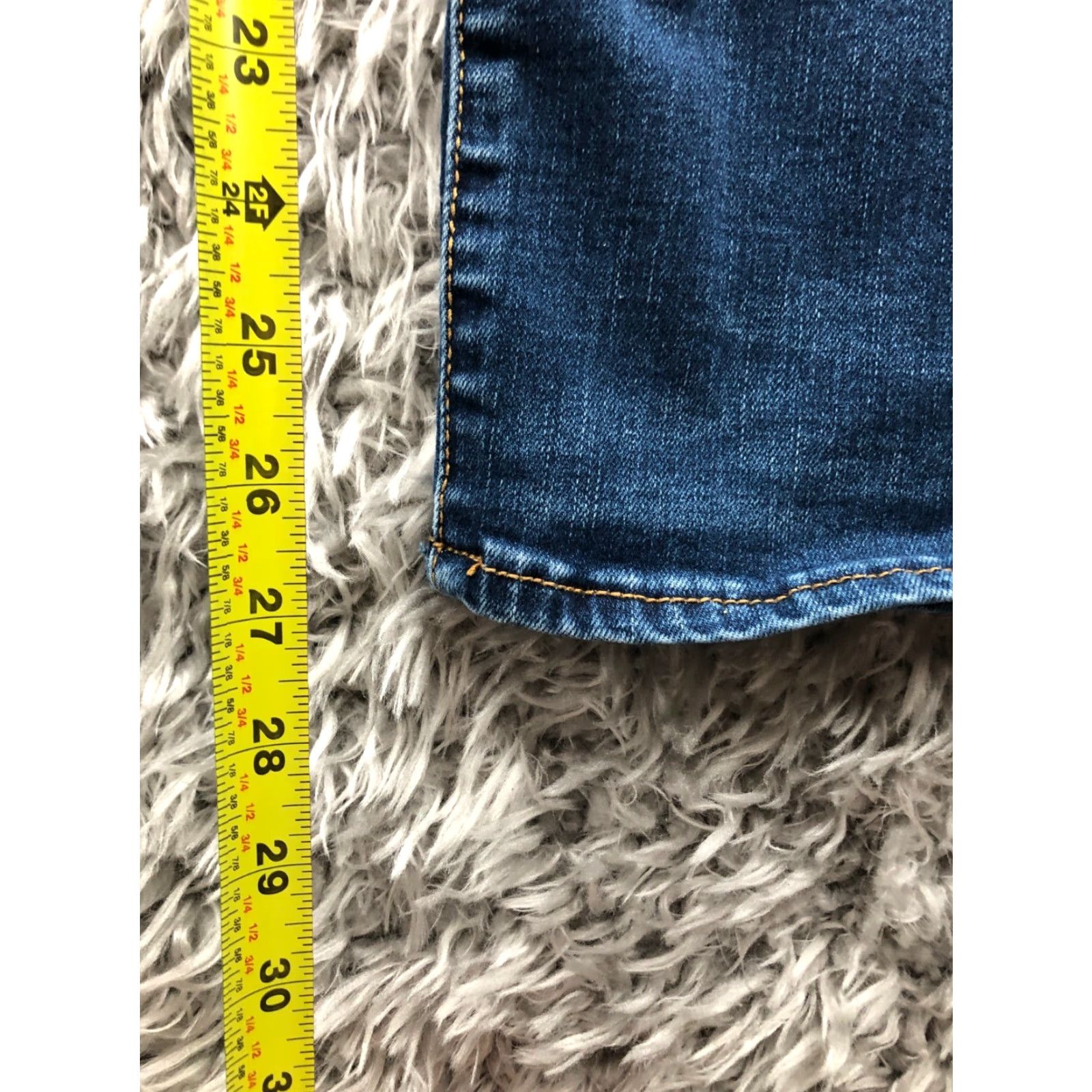 Vintage Arizona Slim Jeans Size 34x30 Mens Mid Rise Straight Leg Dark Wash Blue Denim Jeans Size US 34 / EU 50 - 3 Thumbnail
