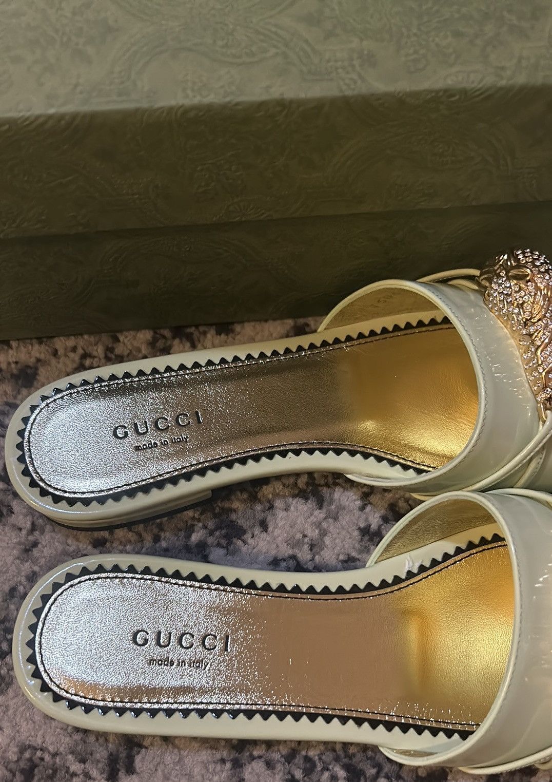 Gucci Gucci Women Slide Sandal With Hardware Size US 6.5 / IT 36.5 - 3 Thumbnail