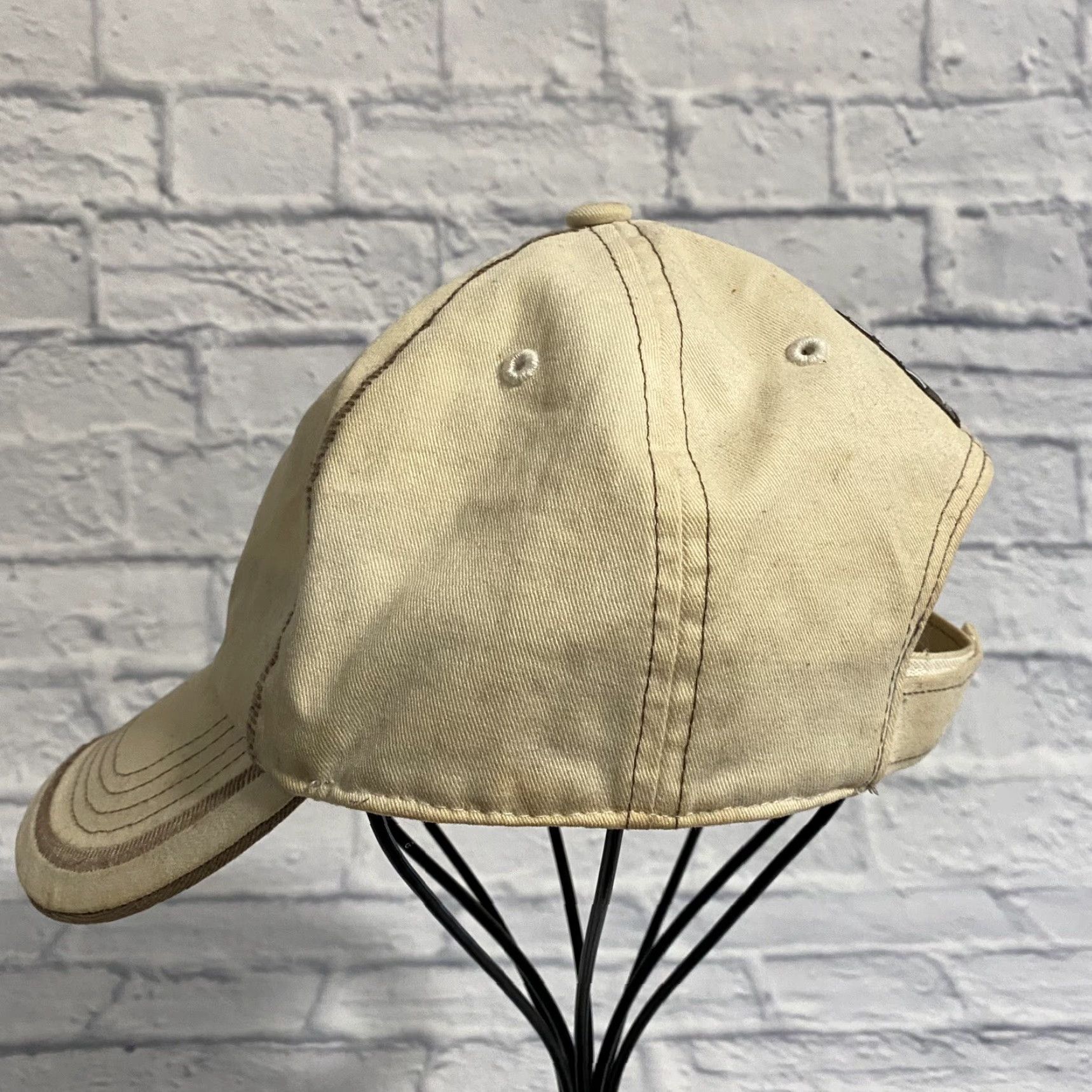 Adidas adidas Hat Womens Baseball Cap Climalite Logo Adjustable Beige Tan Cap Size ONE SIZE - 7 Thumbnail