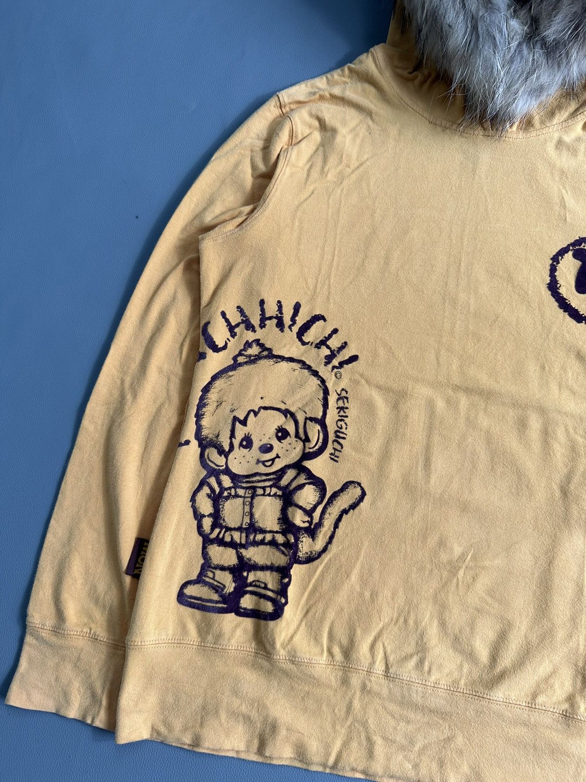 20471120 VINTAGE MONCHHICHI SEKIGUCHI 1974 FUR HOODIE Size US M / EU 48-50 / 2 - 5 Thumbnail