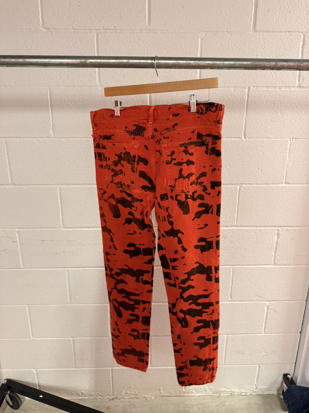 424 424 on fairfax red/camo denim jeans Size US 30 / EU 46 - 2 Thumbnail