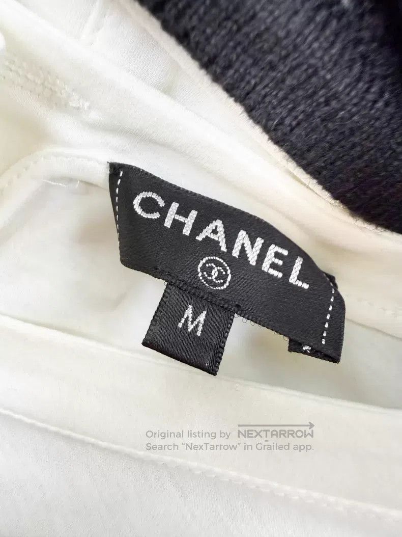 Chanel Chanel Mesh fake two-piece long-sleeved dress Size M / US 6-8 / IT 42-44 - 6 Thumbnail