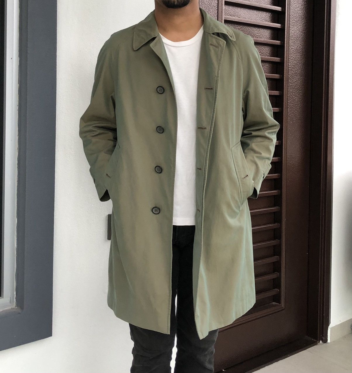 Burberry Vintage 90s Burberrys Prorsum London England Trench Coat Size US M / EU 48-50 / 2 - 6 Thumbnail