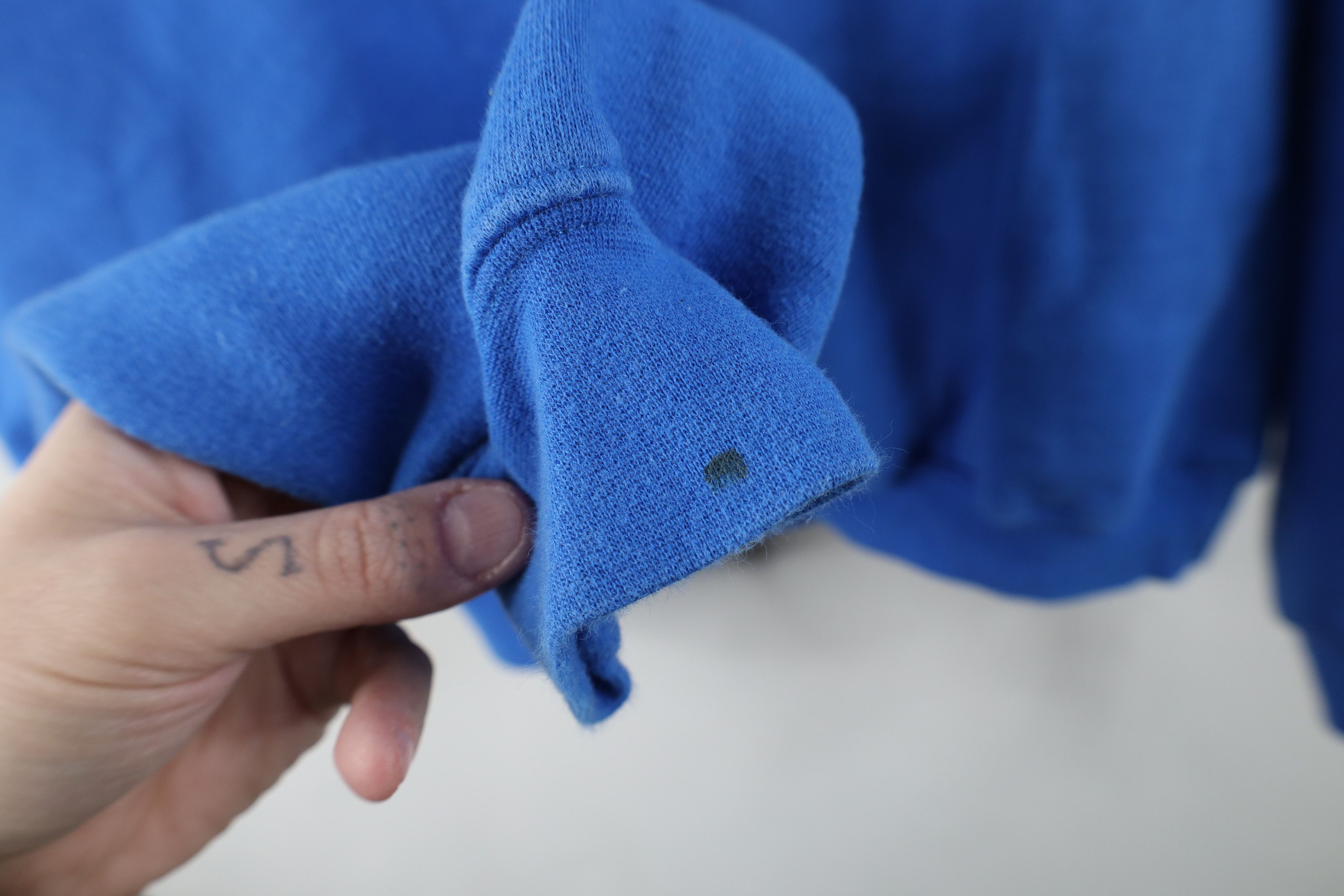 Vintage Vintage 90s Streetwear Fit Crewneck Sweatshirt Royal Blue Size L / US 10 / IT 46 - 8 Thumbnail