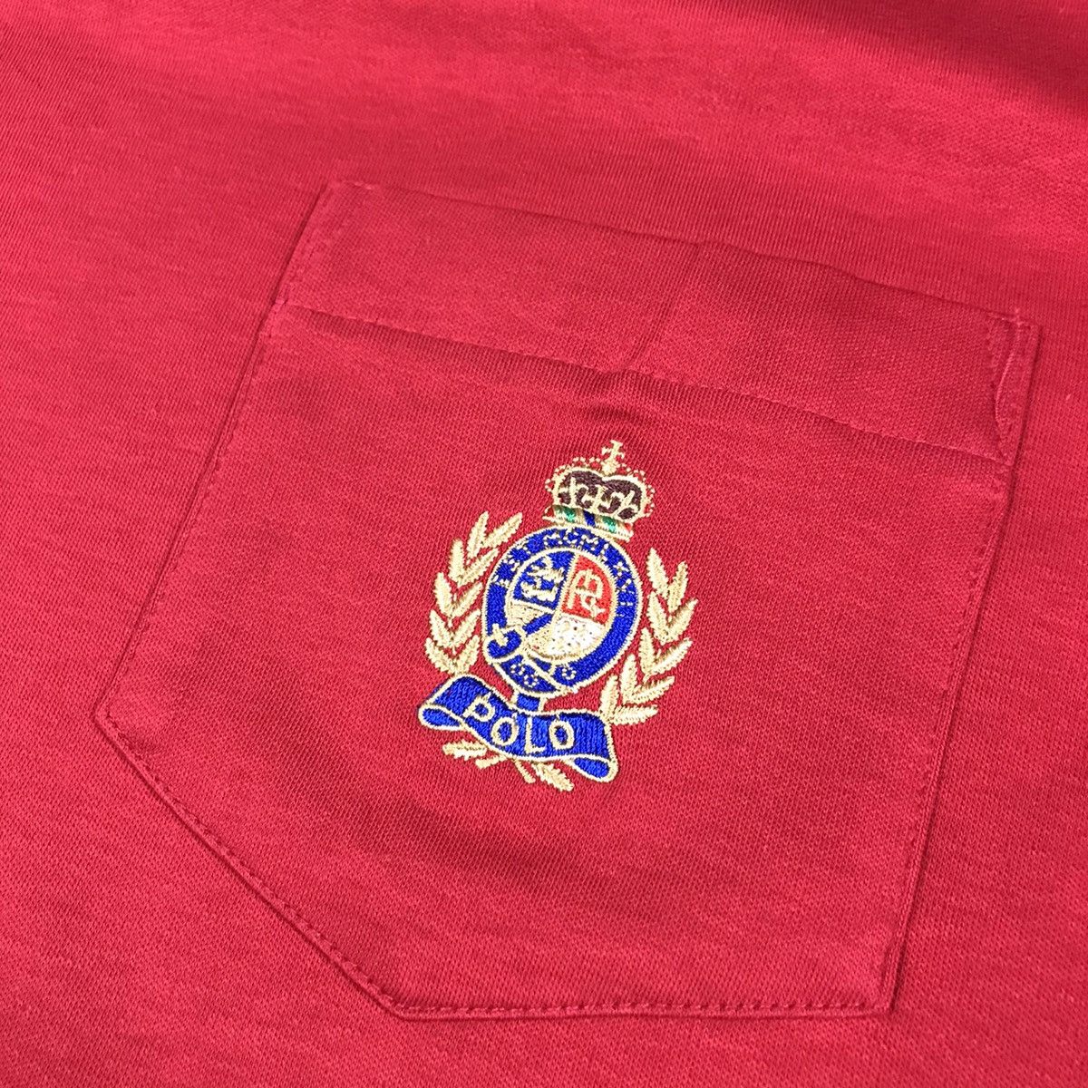 Polo Ralph Lauren × Vintage 🔥POLO RALPH LAUREN SINGLE POCKET MULTI COLOUR TSHIRT Size US M / EU 48-50 / 2 - 4 Thumbnail