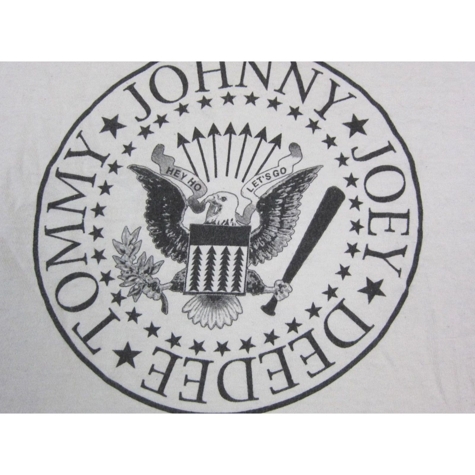 Vintage VINTAGE Ramones Shirt Womens M White Cropped Crew Neck Short Sleeve Classic 90s Womens Ramones Shirt Size M / US 6-8 / IT 42-44 - 3 Thumbnail