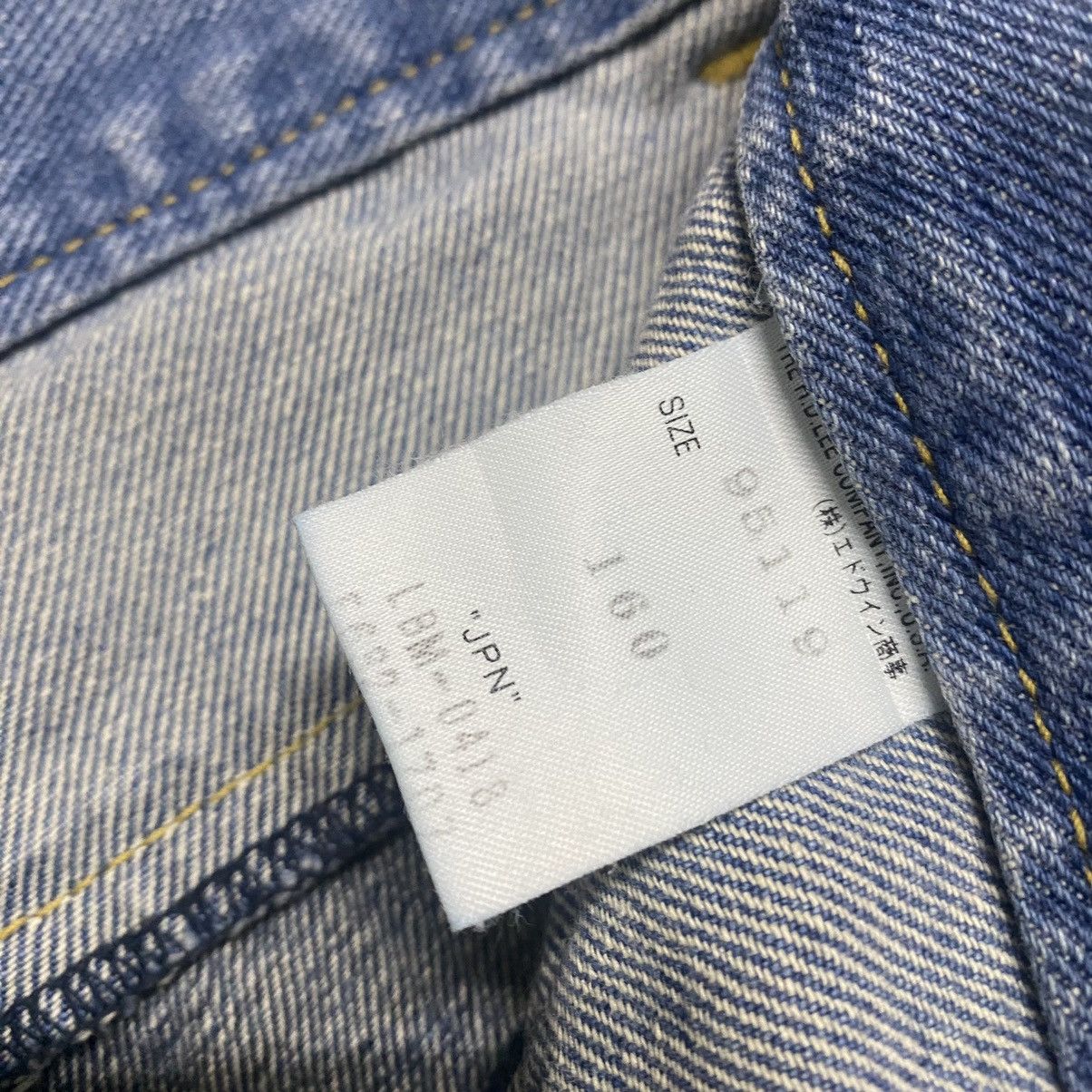 Japanese Brand Keikii Lee Denim Double Waist Flare Jeans Size US 29 - 22 Thumbnail