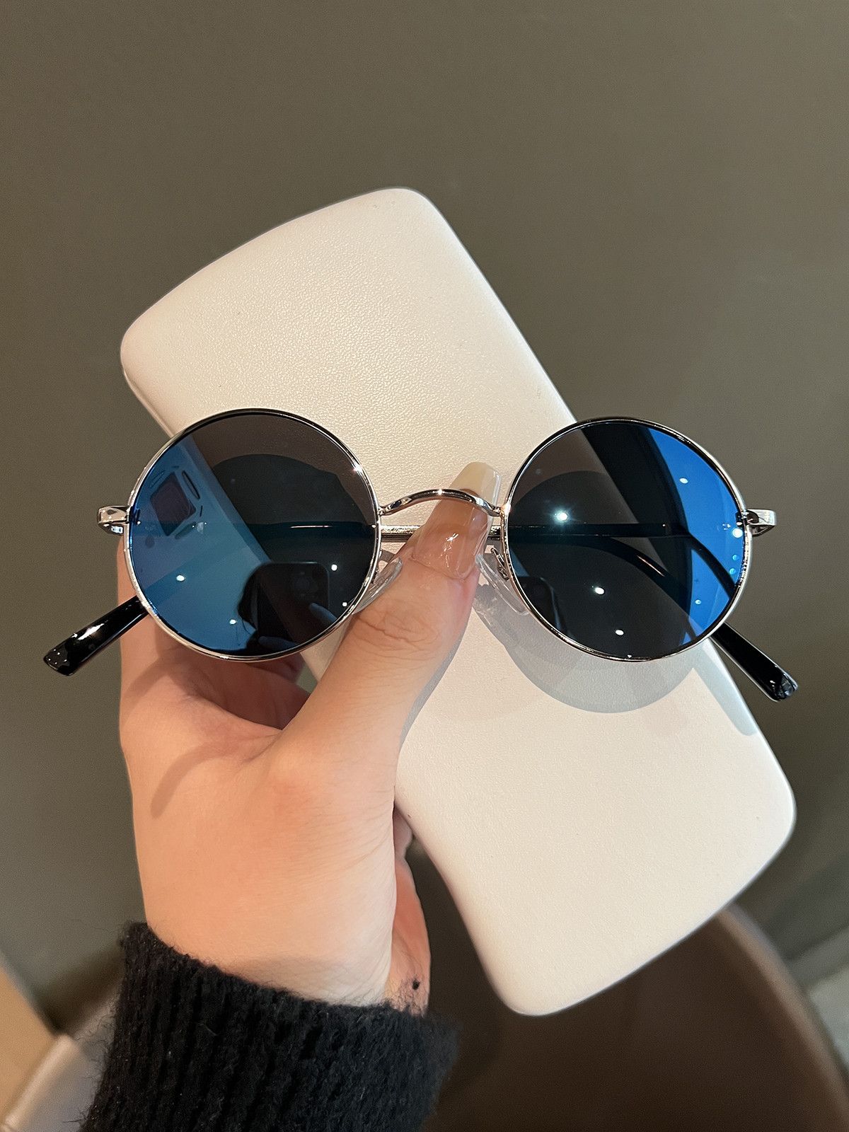 VIBE New Design Street ins style custom avant-garde sunglasses Size ONE SIZE - 1 Thumbnail