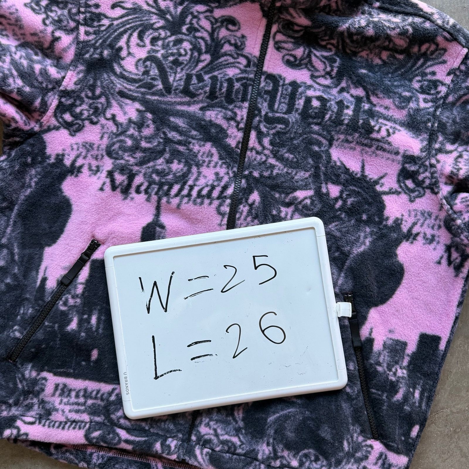 Supreme Brand New Supreme New York Fleece Pink M Size US M / EU 48-50 / 2 - 11 Thumbnail