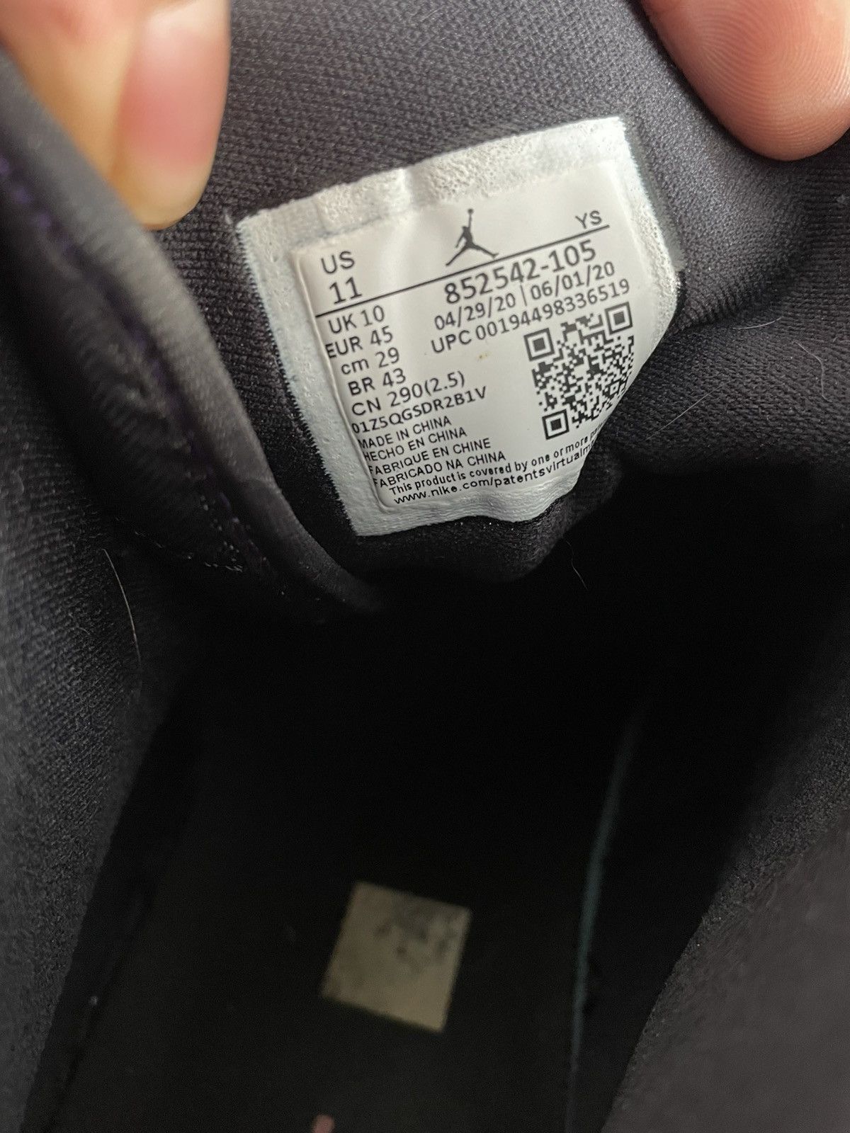 Jordan Brand Jordan 1 Mid SE Purple Size US 11 / EU 44 - 10 Thumbnail