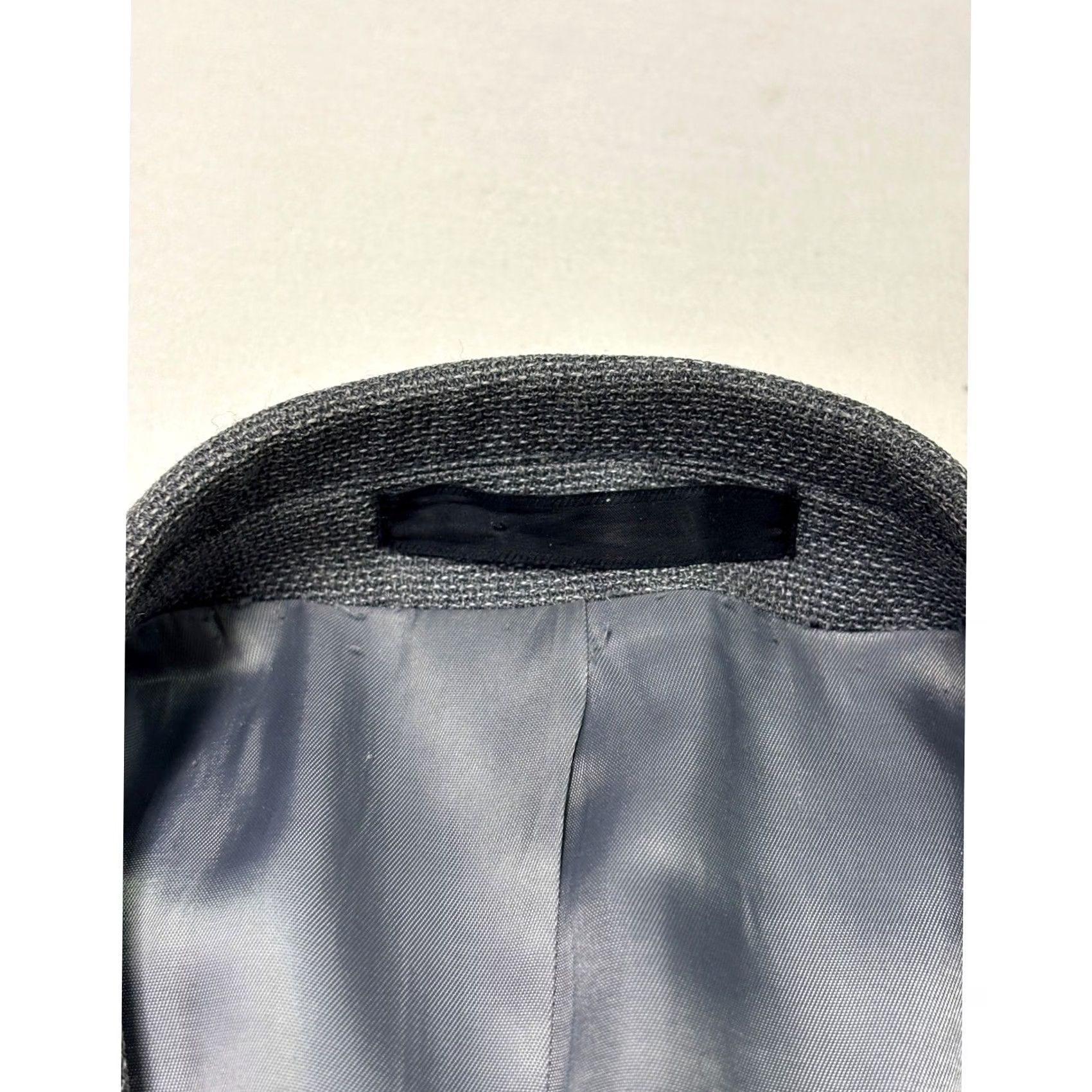 Vintage Paul Betenly Men's Grey Wool Blend Suit Jacket Blazer Size 44R Size 44R - 4 Thumbnail