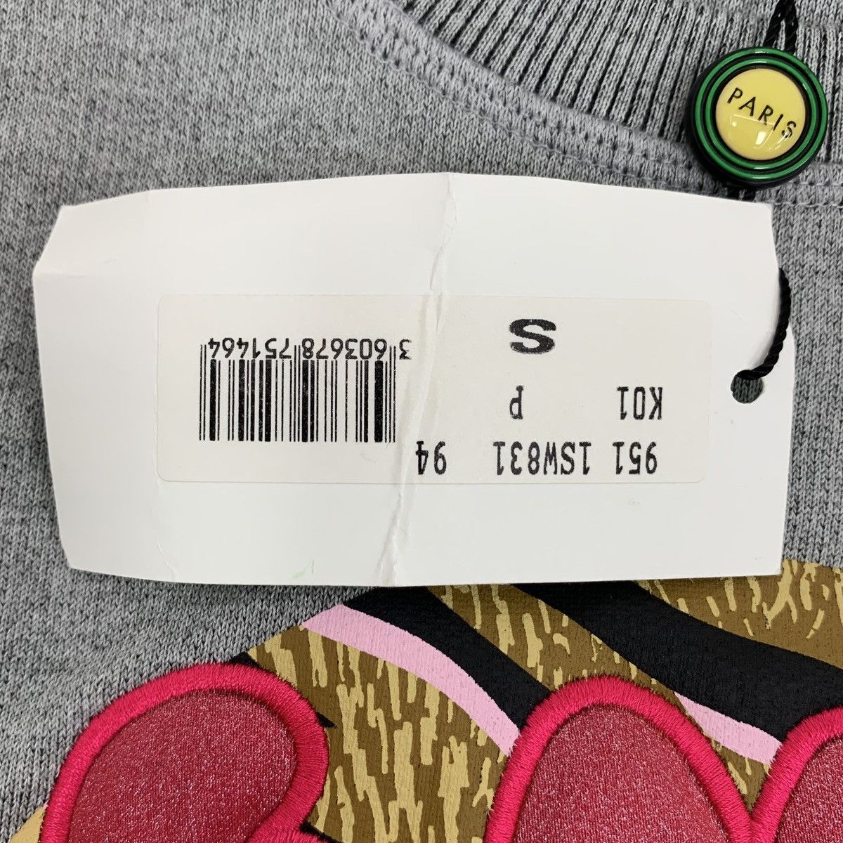 Kenzo Kenzo Logo Letter Embroidered Long Sleeve Sweatshirt K26WX Size S / US 4 / IT 40 - 7 Thumbnail